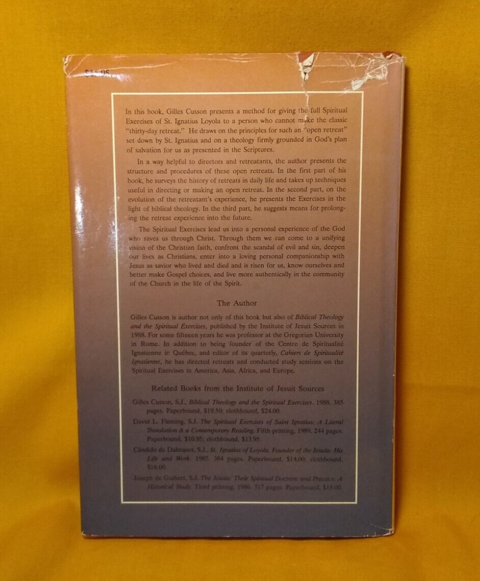 The Spiritual Exercises Made in Everyday Life Gilles Cusson HCDJ 1989 Jesuit