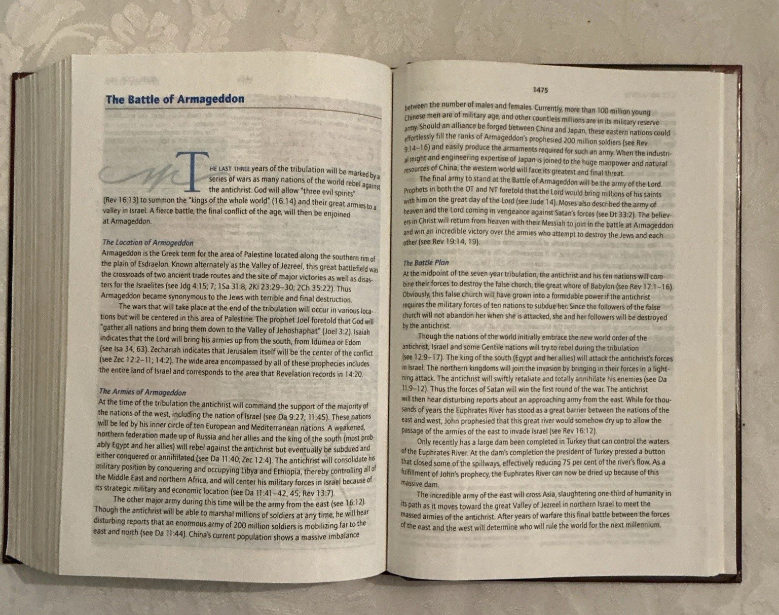 NIV Prophecy Marked Reference Study Bible 1998 Hardcover