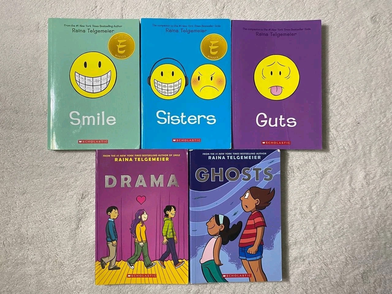Raina Telgemeier 5 Book Lot