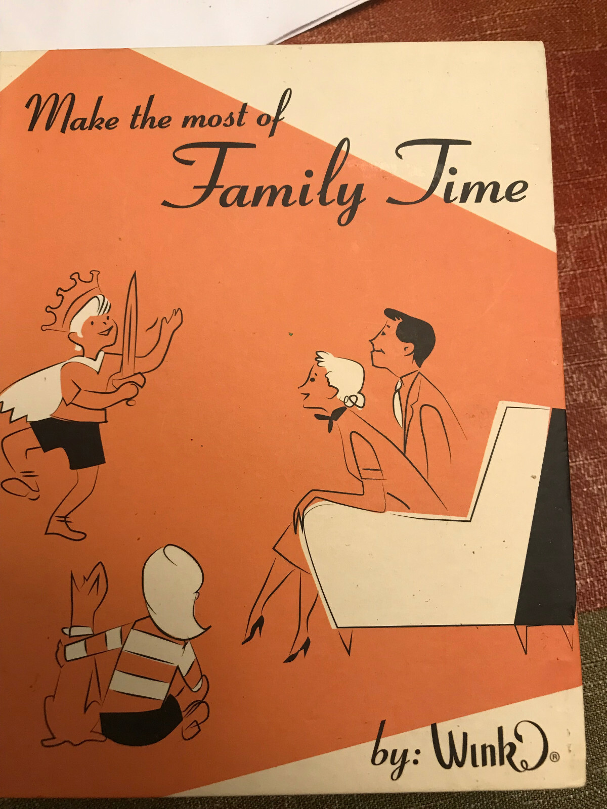 Wink Book Flask “Make the most of Family Time” 7oz