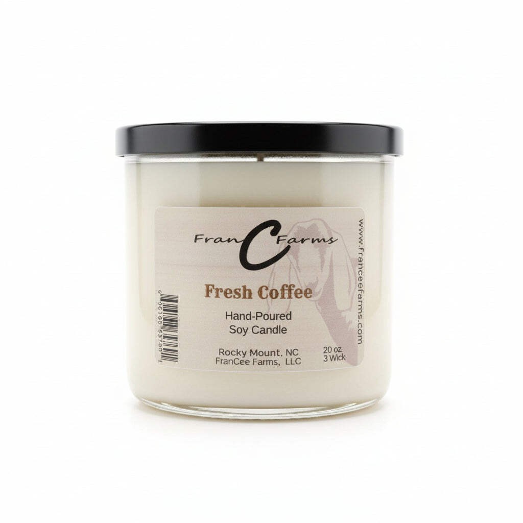 Fresh Coffee 3 Wick Candle