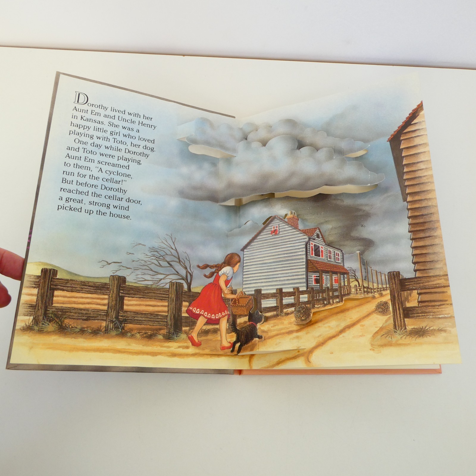 The Wonderful Wizard of Oz Treasury Collection 4 Pop Up Books Set 1991 Vintage