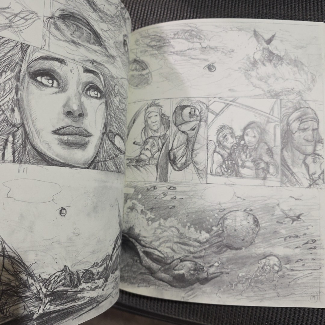 Massimiliano Frezzato Sketchbook -HC 2001 Heavy Metal Comic Drawings
