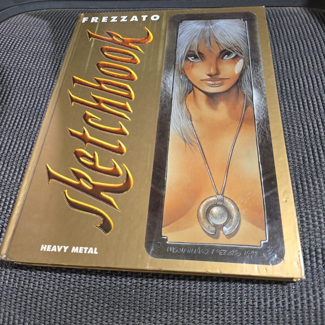 Massimiliano Frezzato Sketchbook -HC 2001 Heavy Metal Comic Drawings