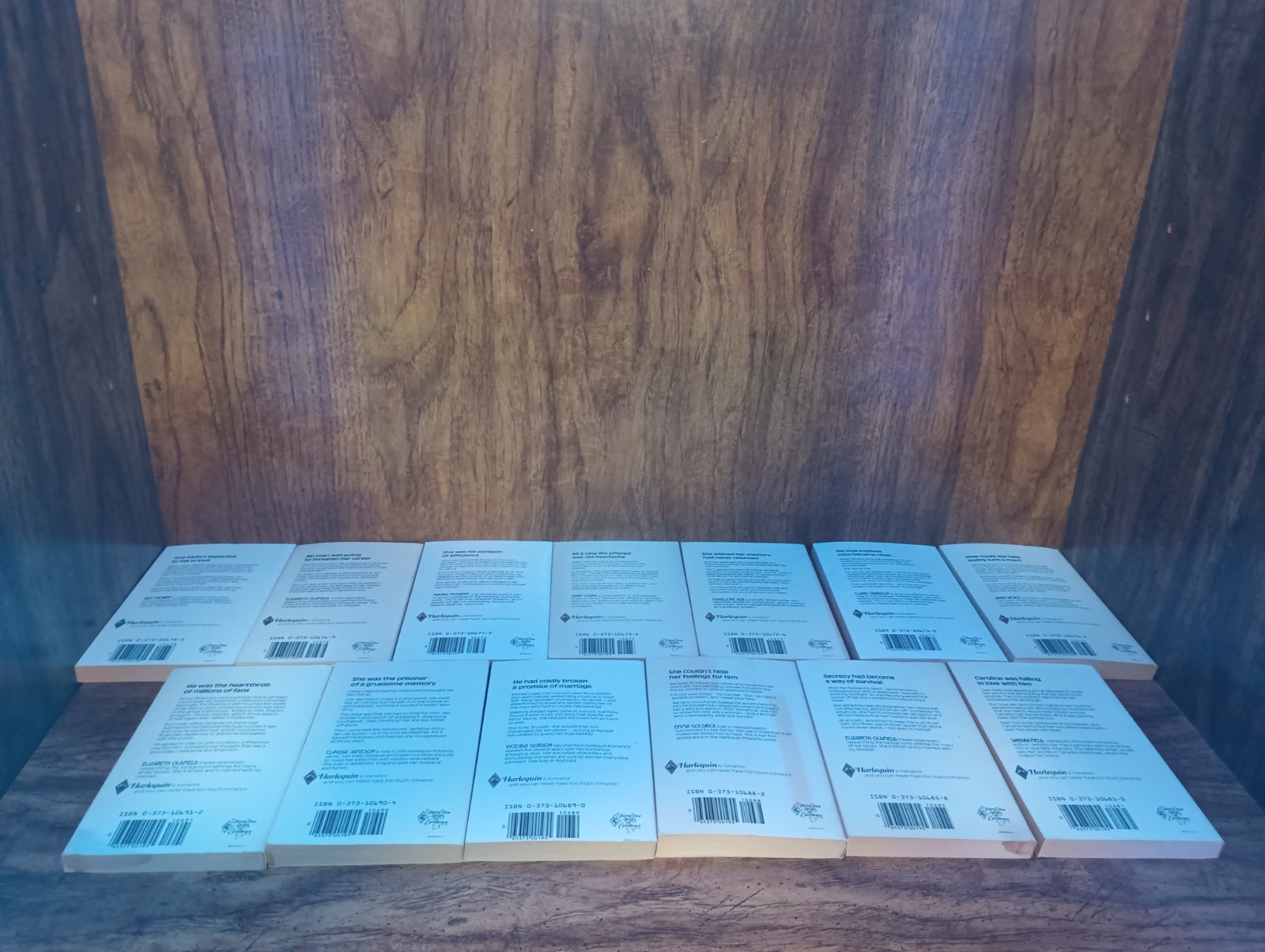 Harlequin Presents Lot #670–727 PB Romance Vintage Mixed Authors Acceptable–VG