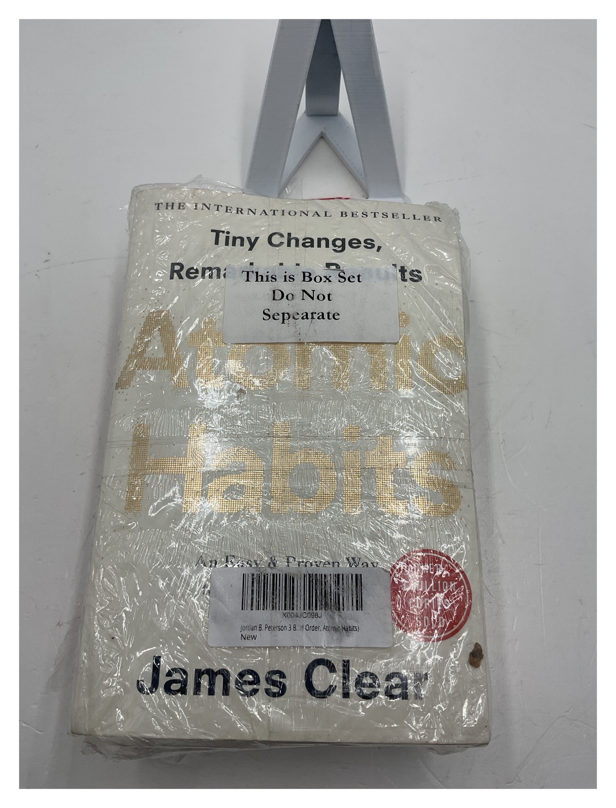 Jordan Peterson & James Clear 3 Book Set Atomic Habits 12 Rules Beyond Order New