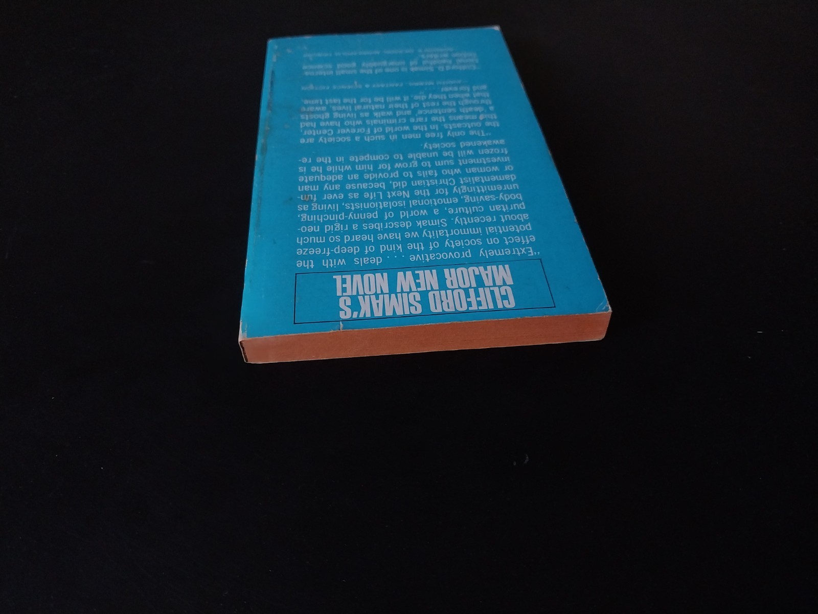 Clifford D. Simak – Why Call Them Back From Heaven? – Ace First Printing 1968