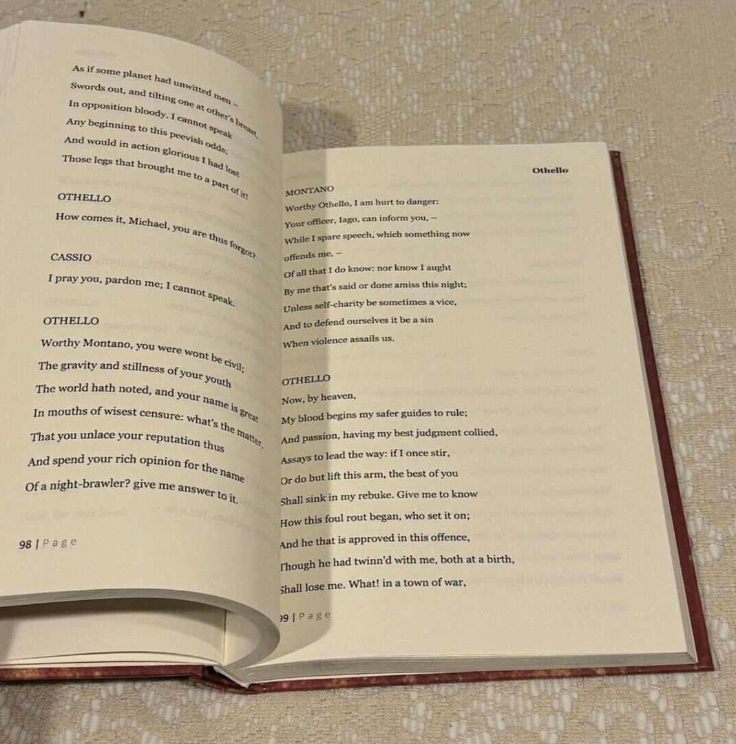 Othello by William Shakespeare, 2011 Hardcover book, Simon & Brown