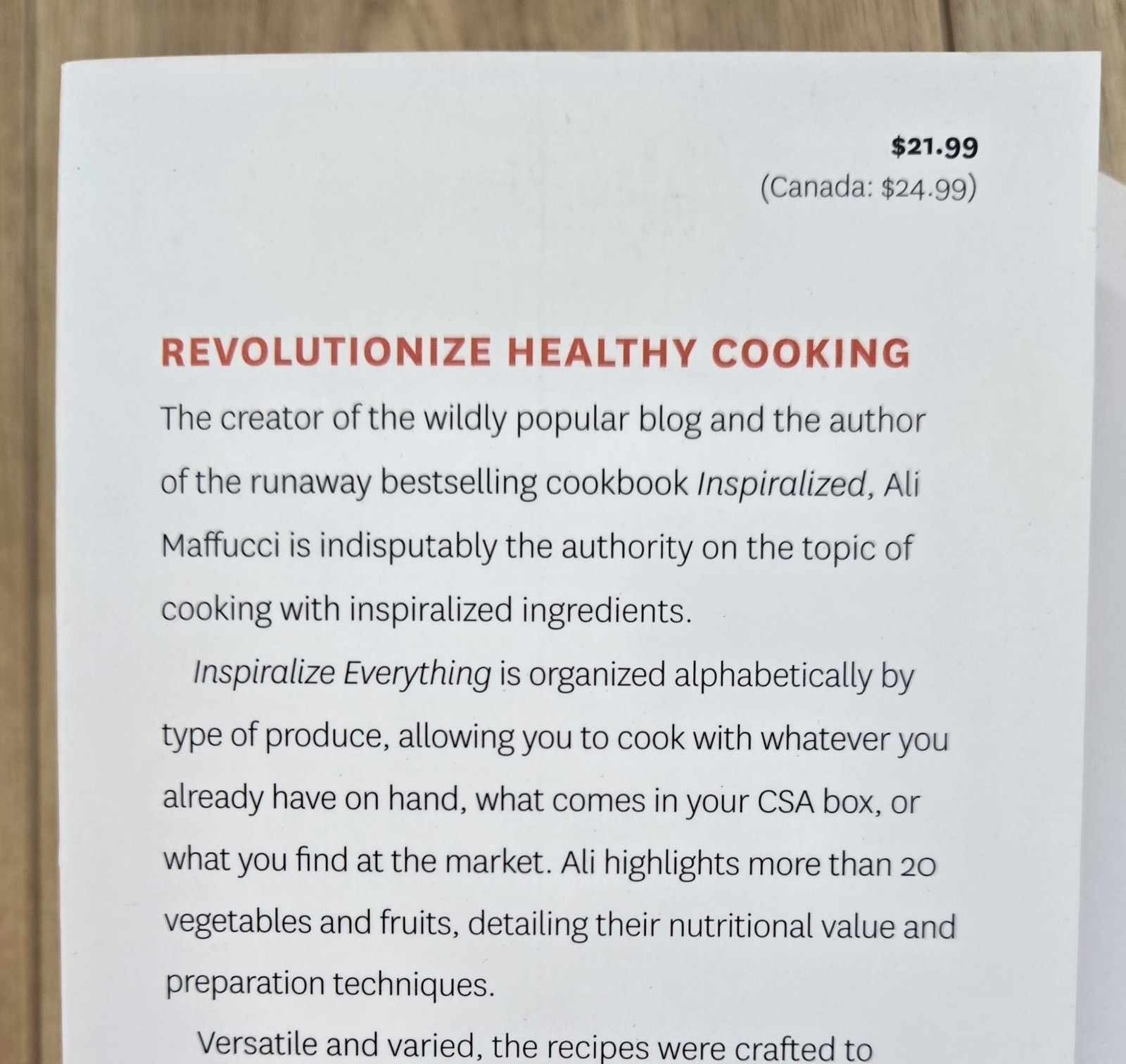 Inspiralize Everything Cookbook, 288 Pages, Color Illustrations