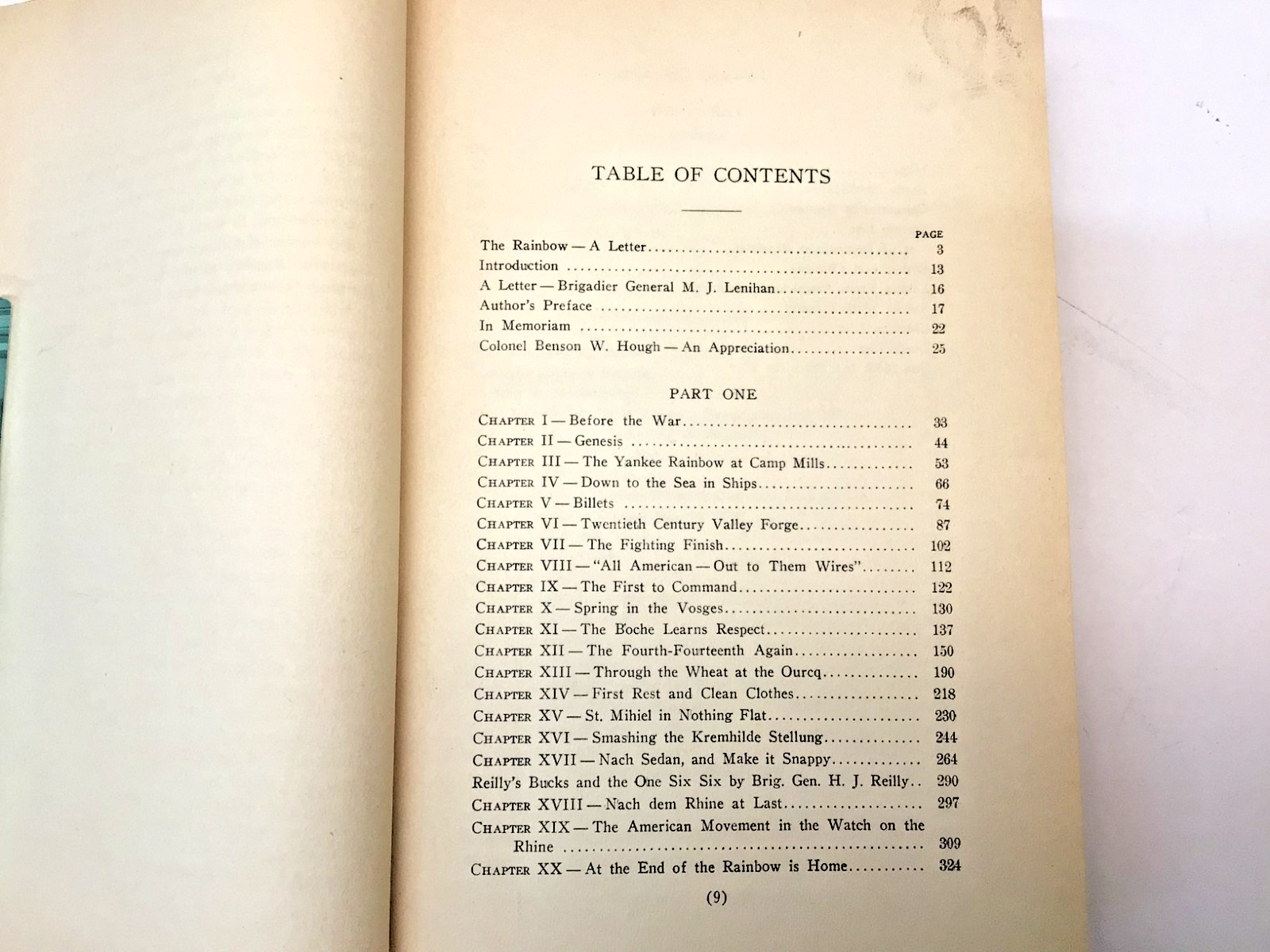 Rare: “Ohio in the Rainbow-166th Infantry-42 Div” 1924 First ED. Compilation