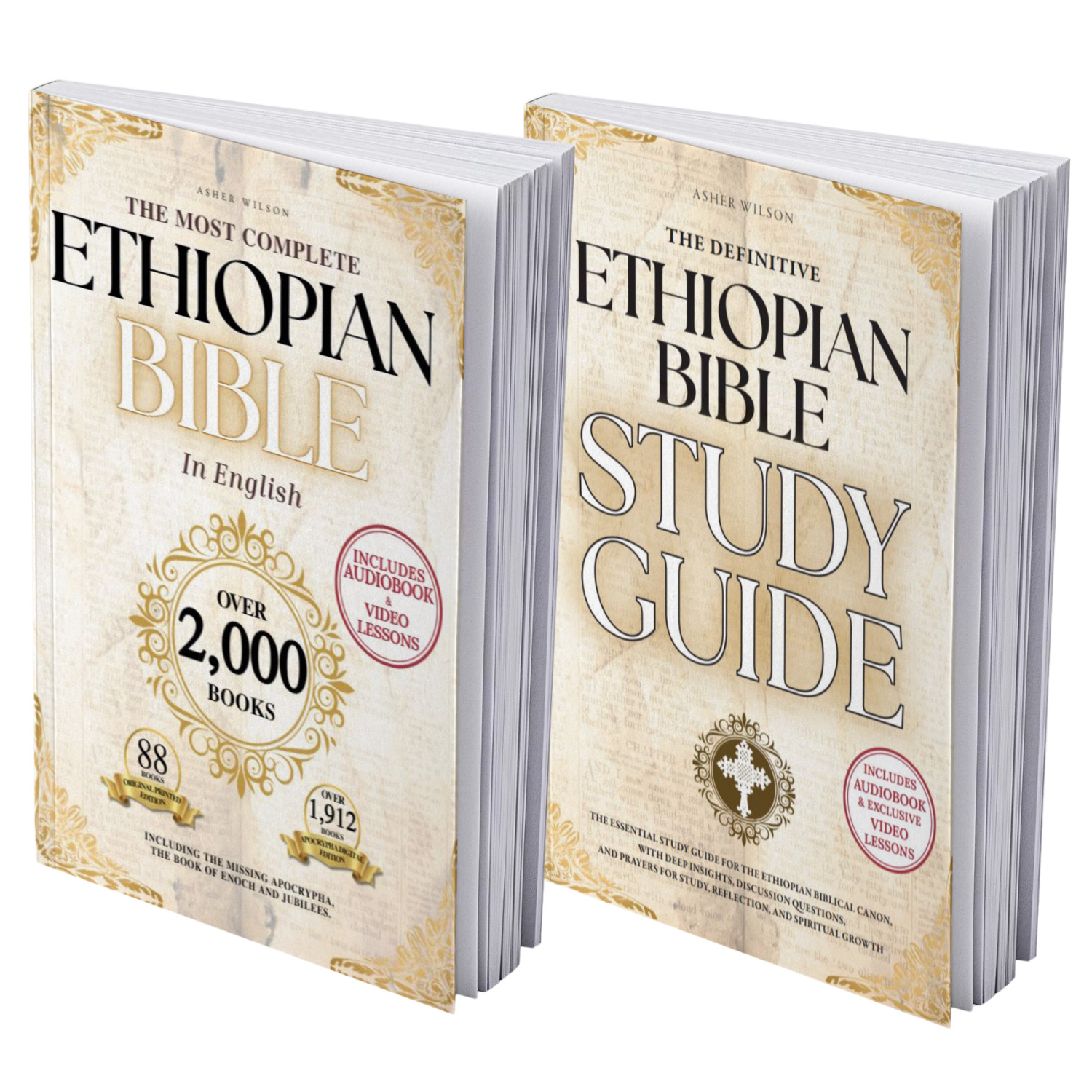 THE COMPLETE ETHIOPIAN BIBLE and ETHIOPIAN BIBLE STUDY GUIDE bundle (PAPERBACK)