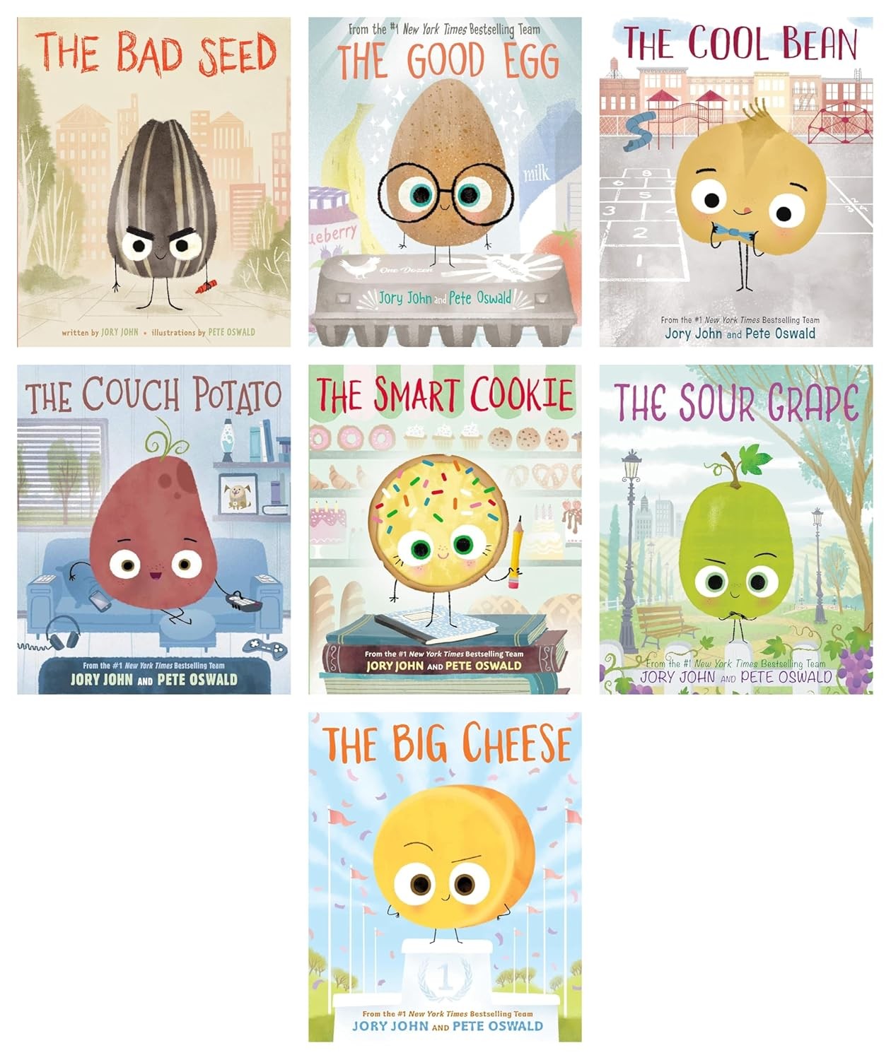 The Food Group Series By Jory John 7 Books Collection Set – Ages 4-8 – Paperback