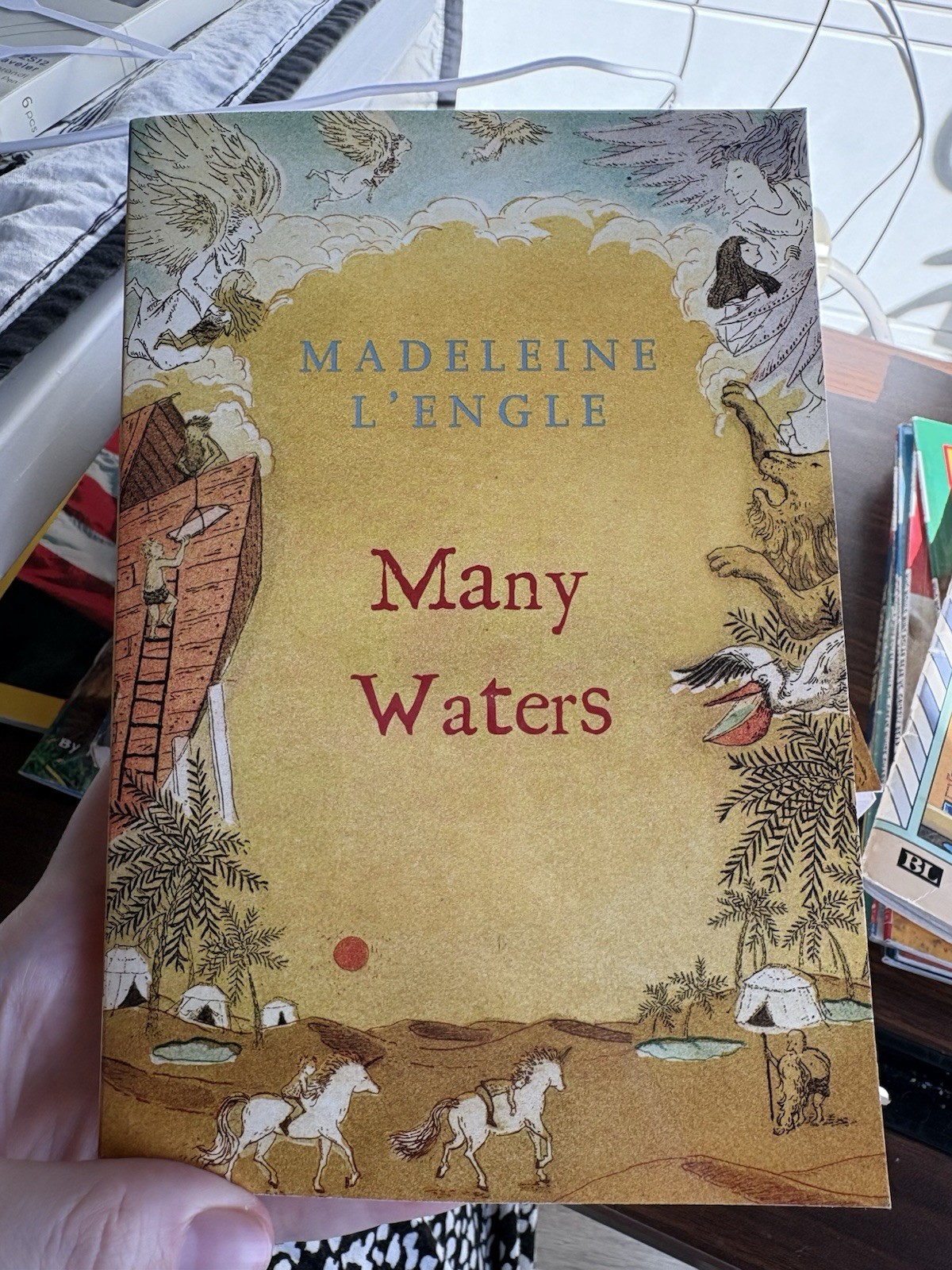 Many Waters by Madeleine L’Engle (Paperback, Square Fish, Wrinkle in Time Serie…