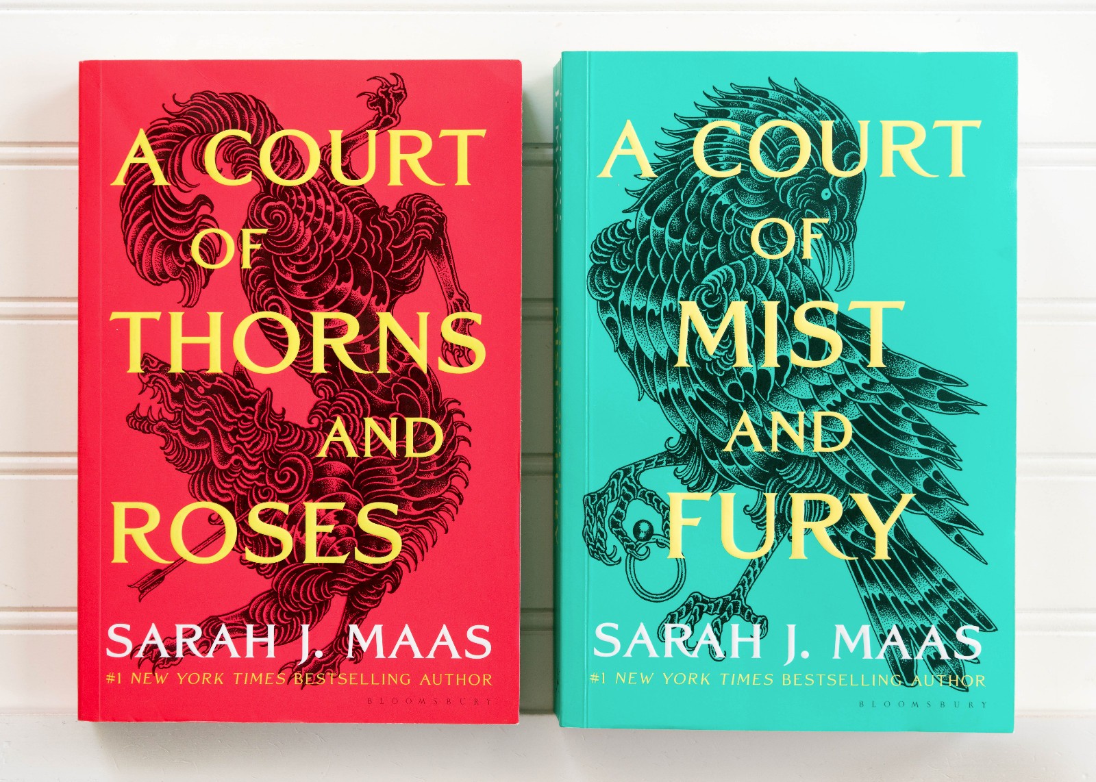 Sarah J. Maas COURT OF THORNS AND ROSES ACOTAR Complete Series Lot of 5 PB Books