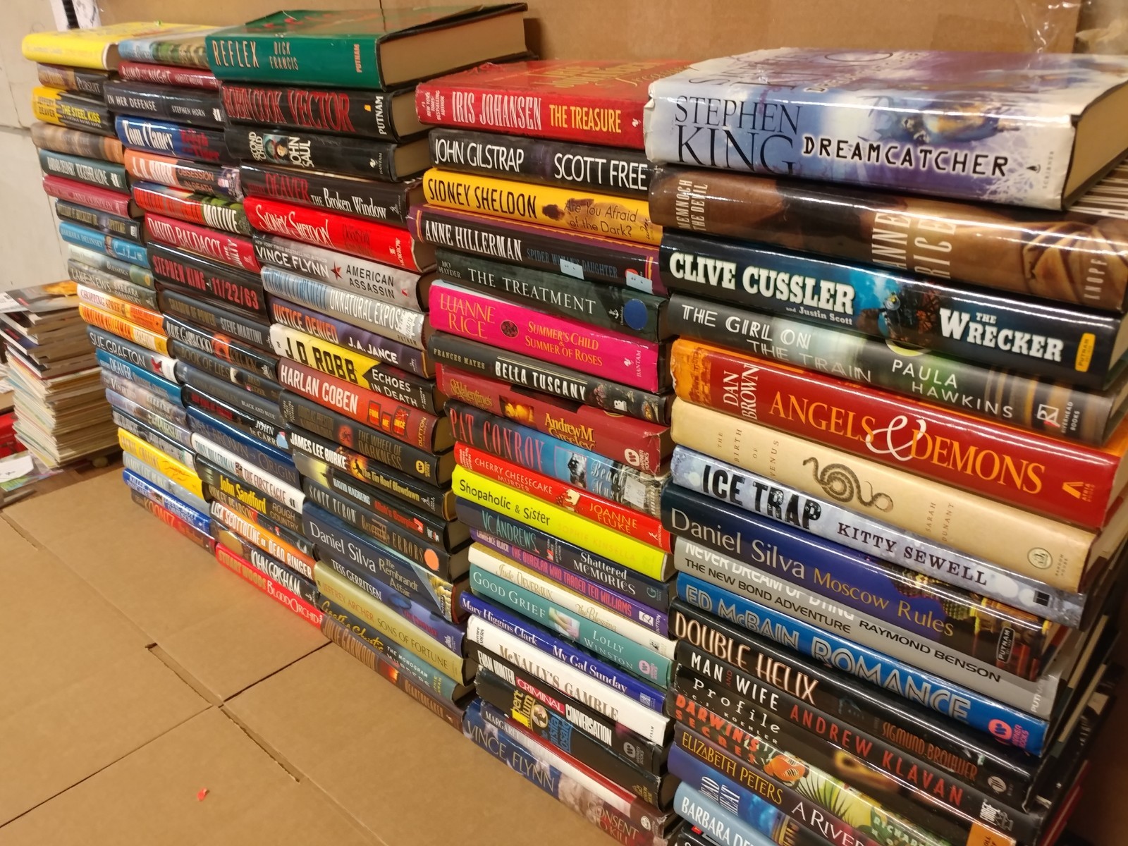 Lot of 5-LBS Hardcover Action Mystery Romance Thriller GENERAL FICTION HB Books