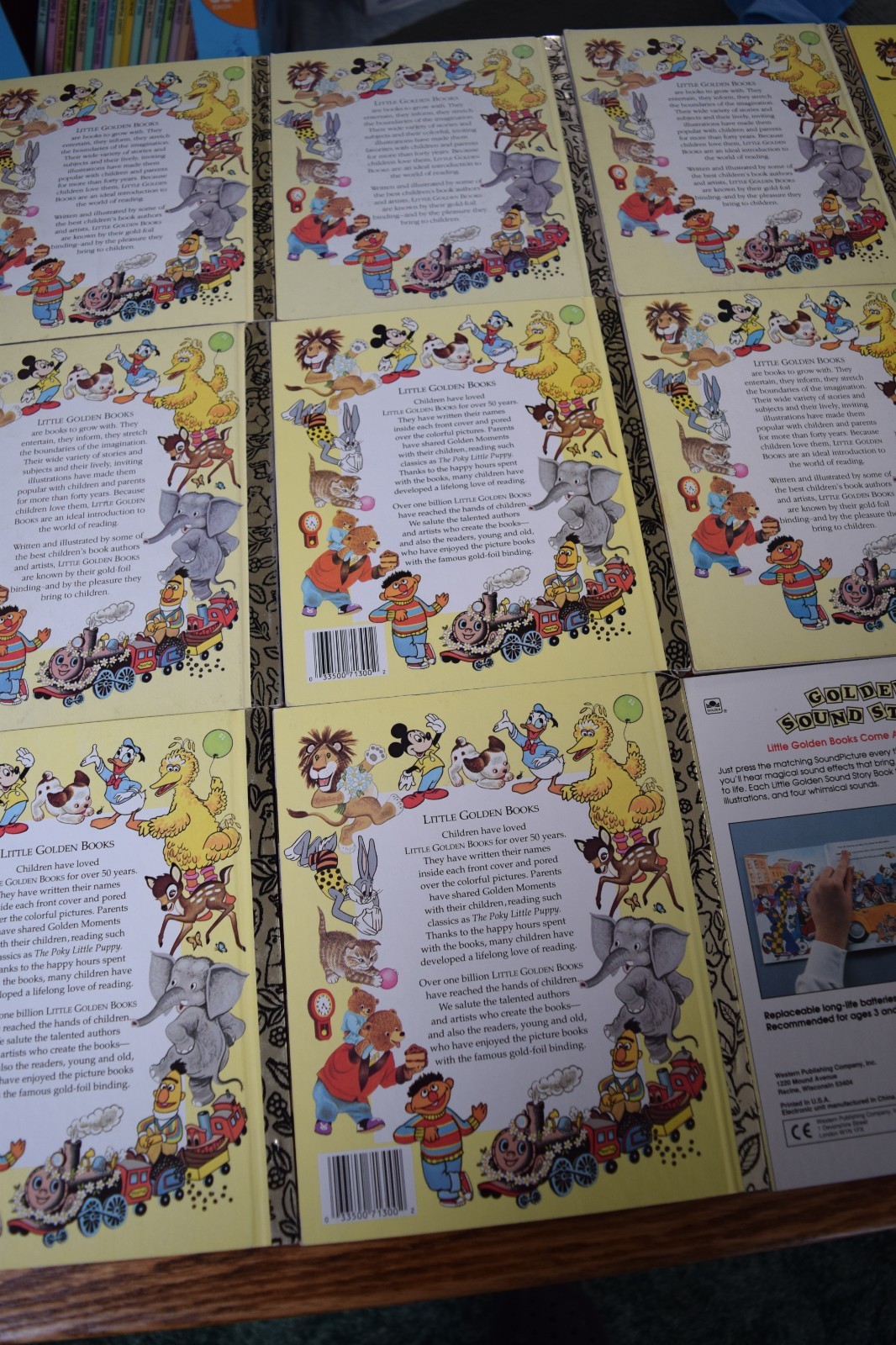 Lot of 15 Vintage Little Golden Books Standard Size 6 5/8 X 7 7/8 Inches