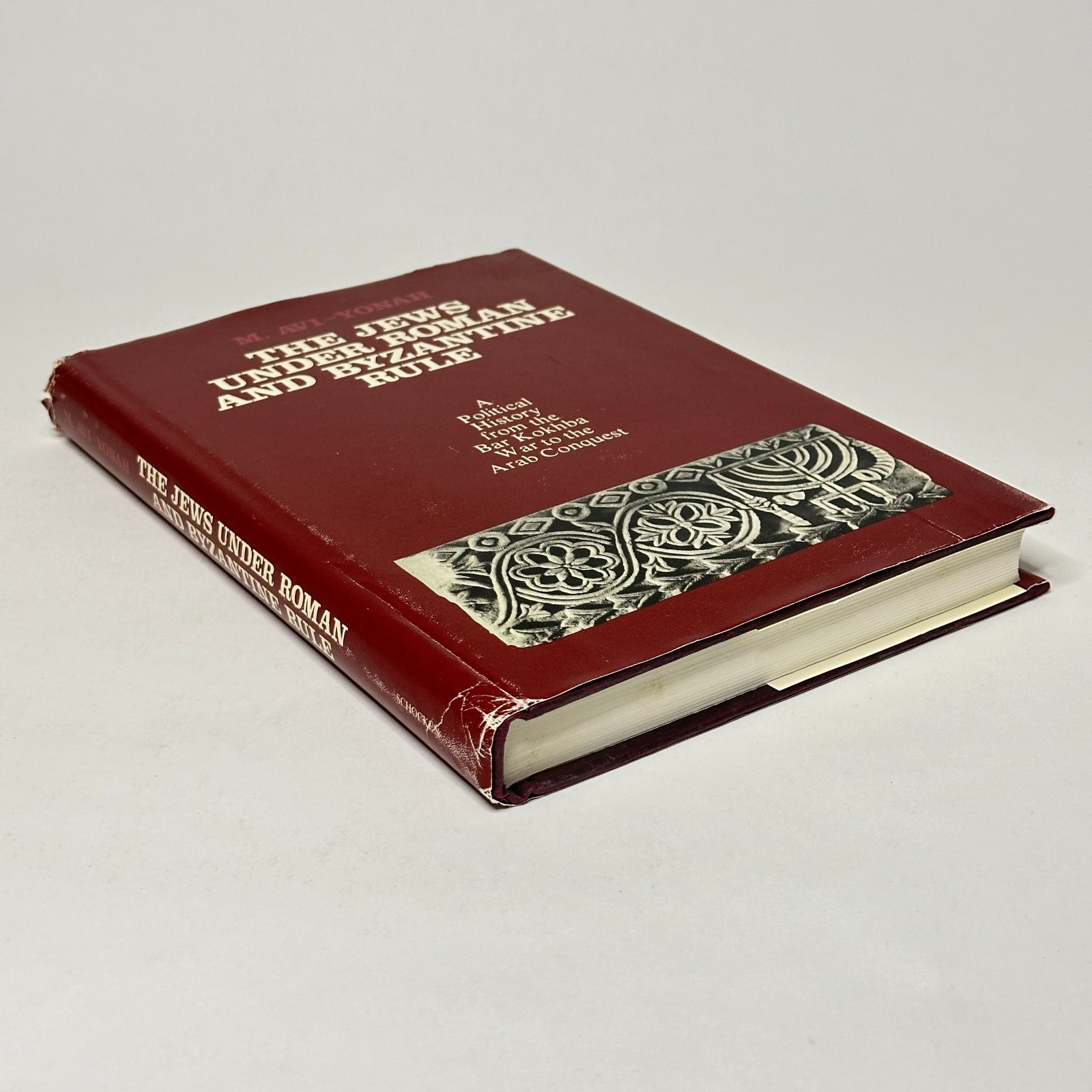 Palestine History “The Jews under Roman & Byzantine Rule” Avi-Yonah (1984, HC)