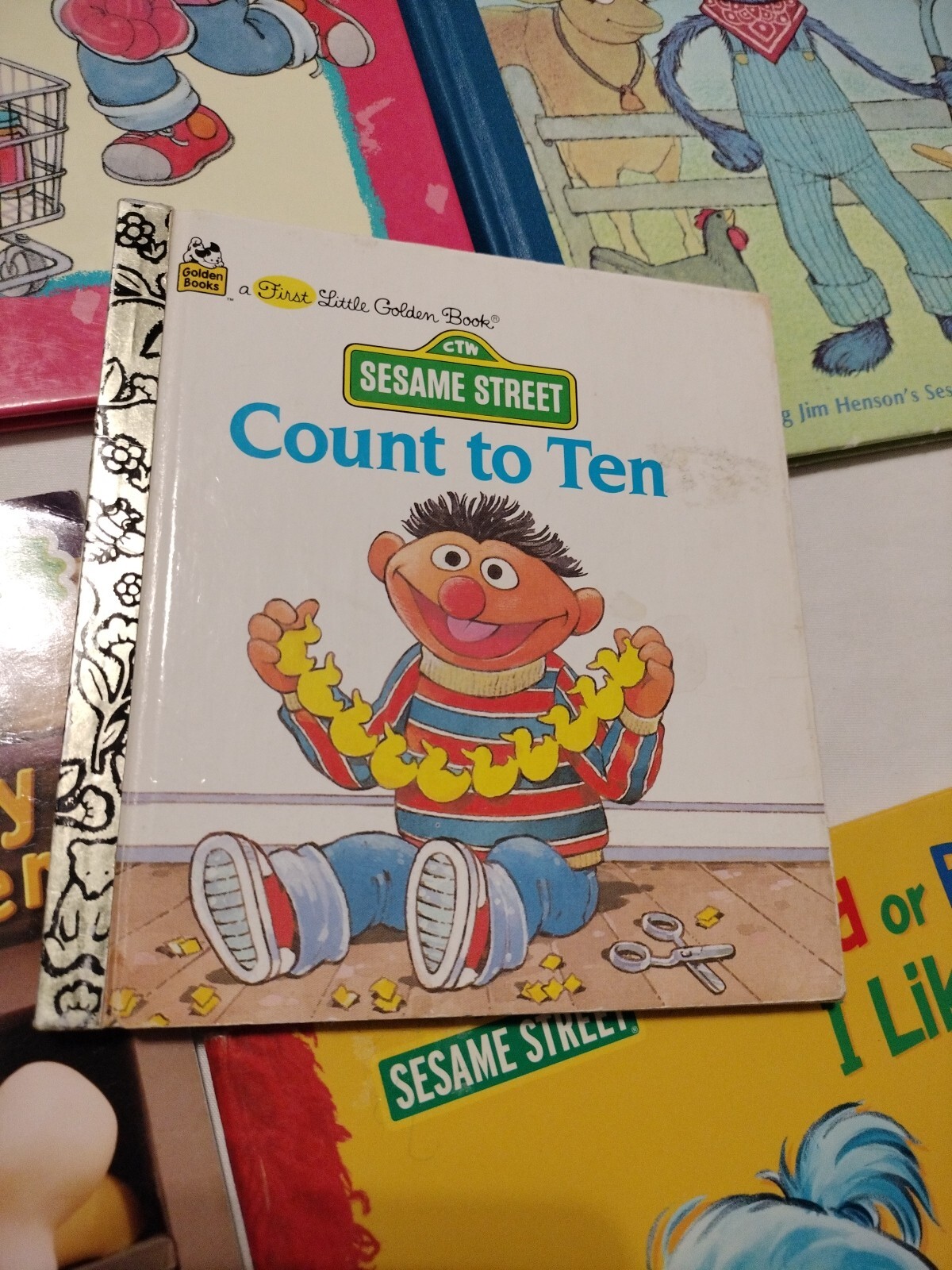Vintage 80’s Sesame Street Mixed Lot Of 9