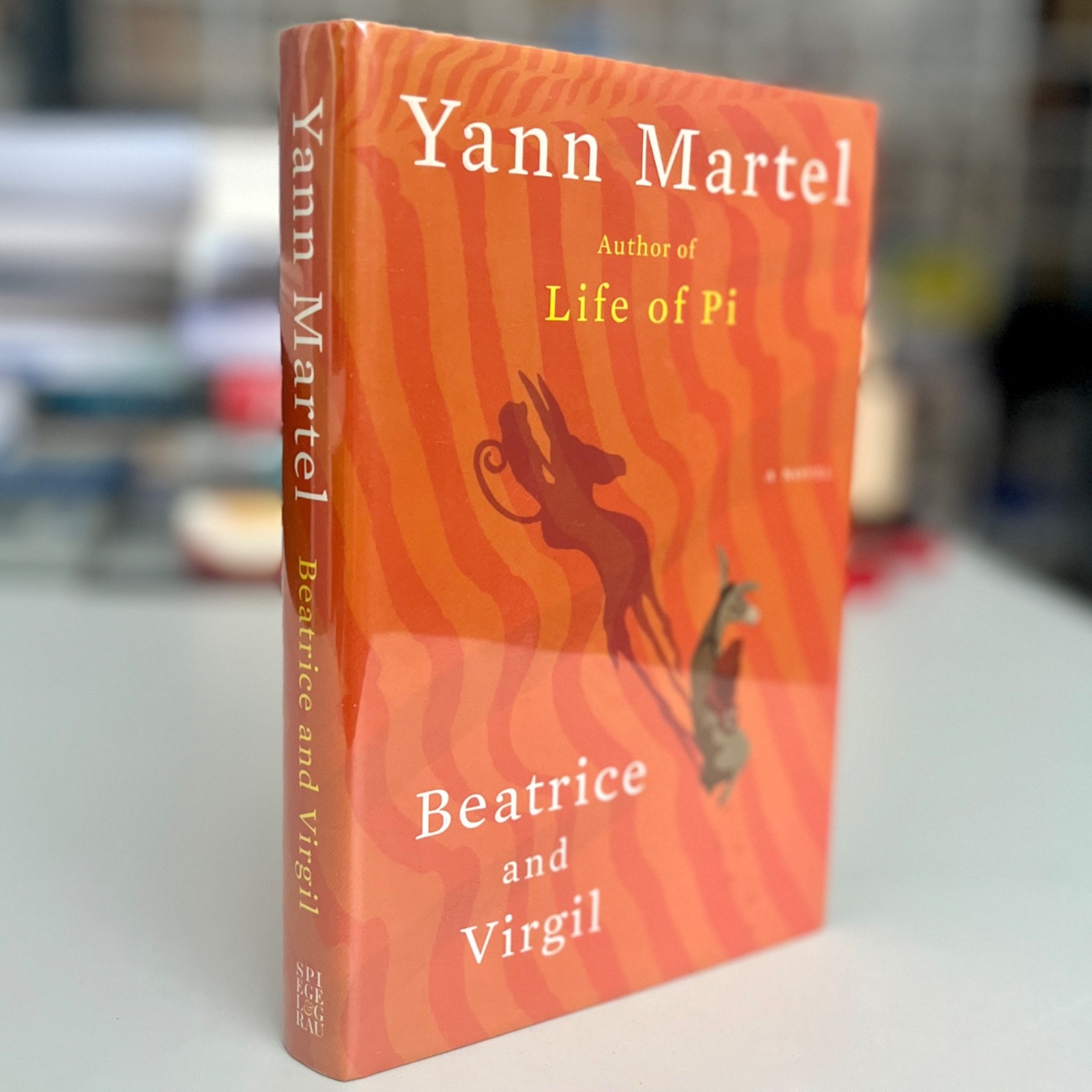 Flat Signed 1st US/1st 2010 HC Beatrice and Virgil by Yann Martel