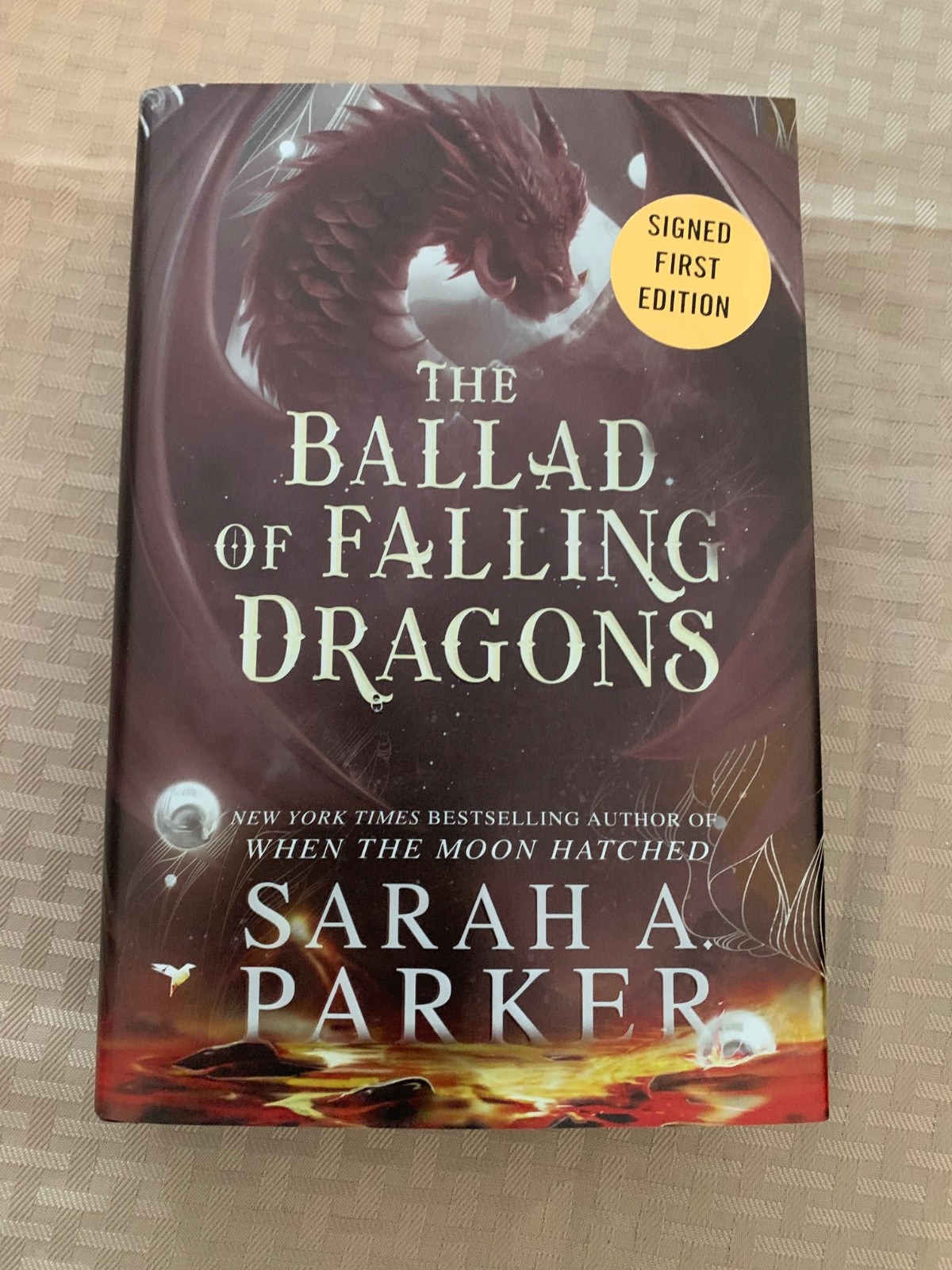*Signed* The Ballad Of Falling Dragons by Sarah A. Parker – B&N Deluxe Edition