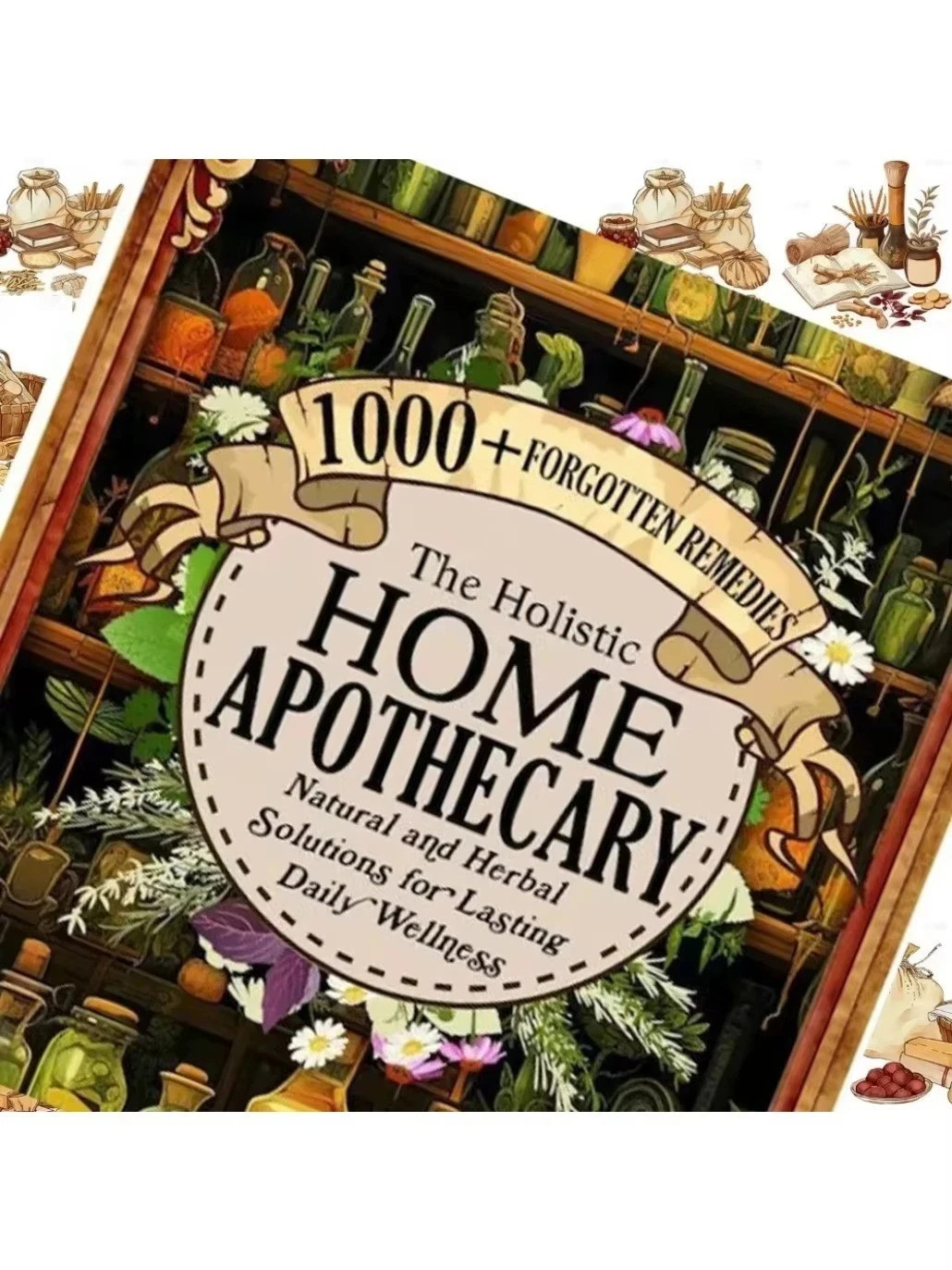 1000+ Forgotten Apothecary Recipes Remedies Book Natural and Herbal Welness
