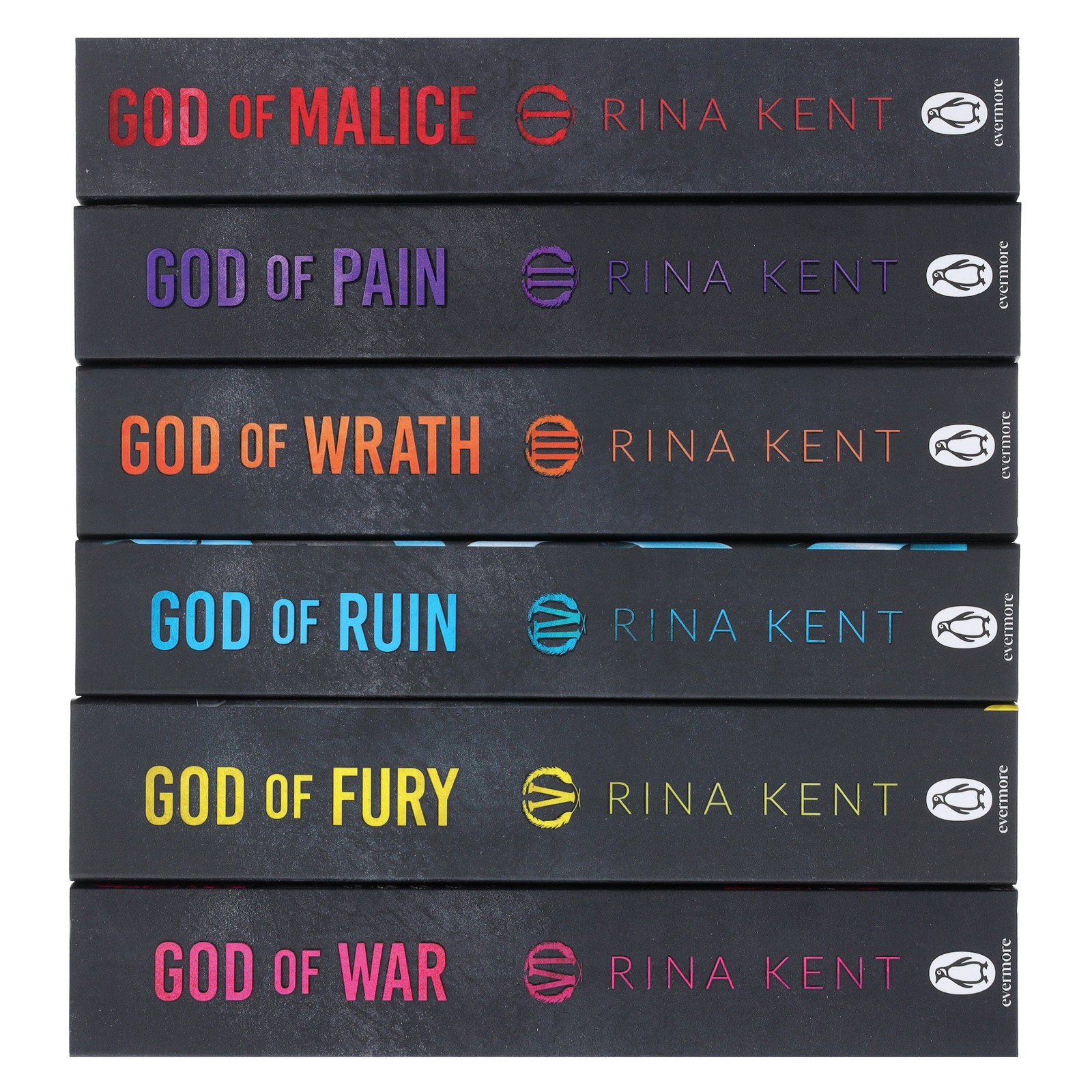 Legacy of Gods Series Dark Romance by Rina Kent: Complete 6 Books Set – PB