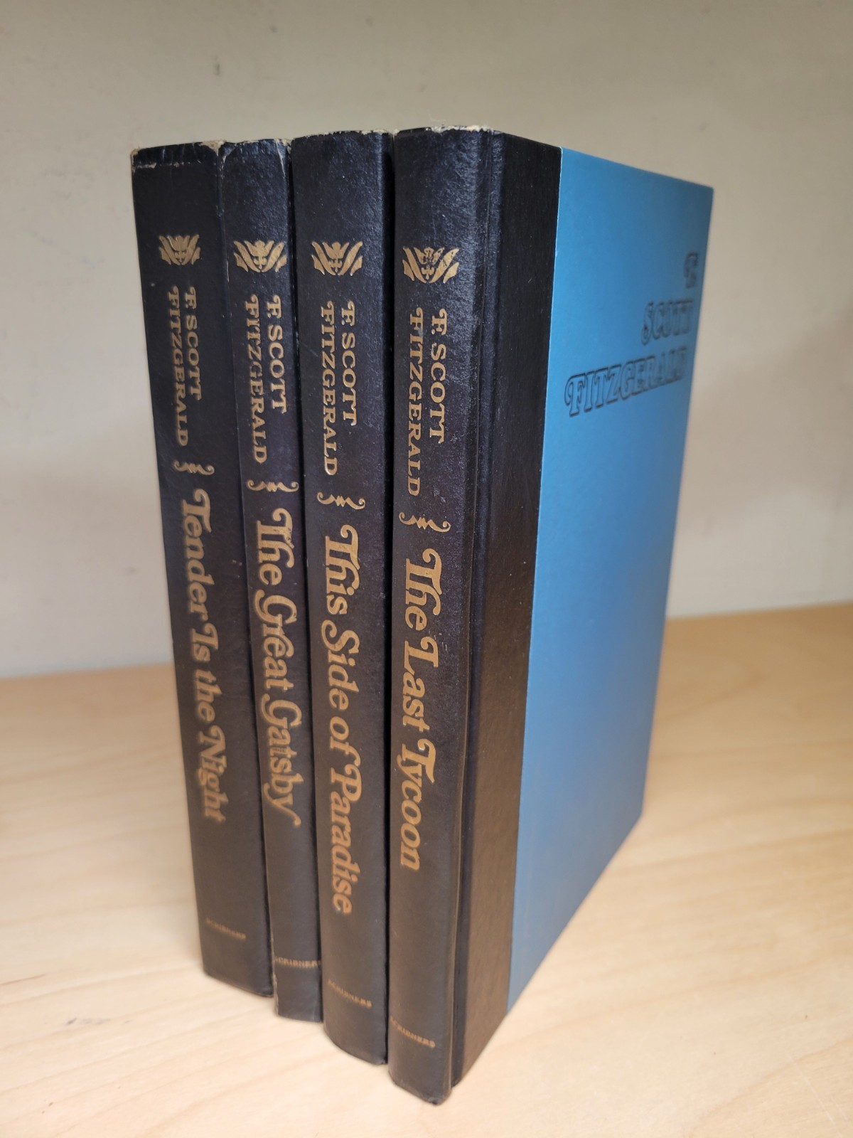 F. Scott Fitzgerald Lot 4 Volumes Collected Works Hardcover NICE!