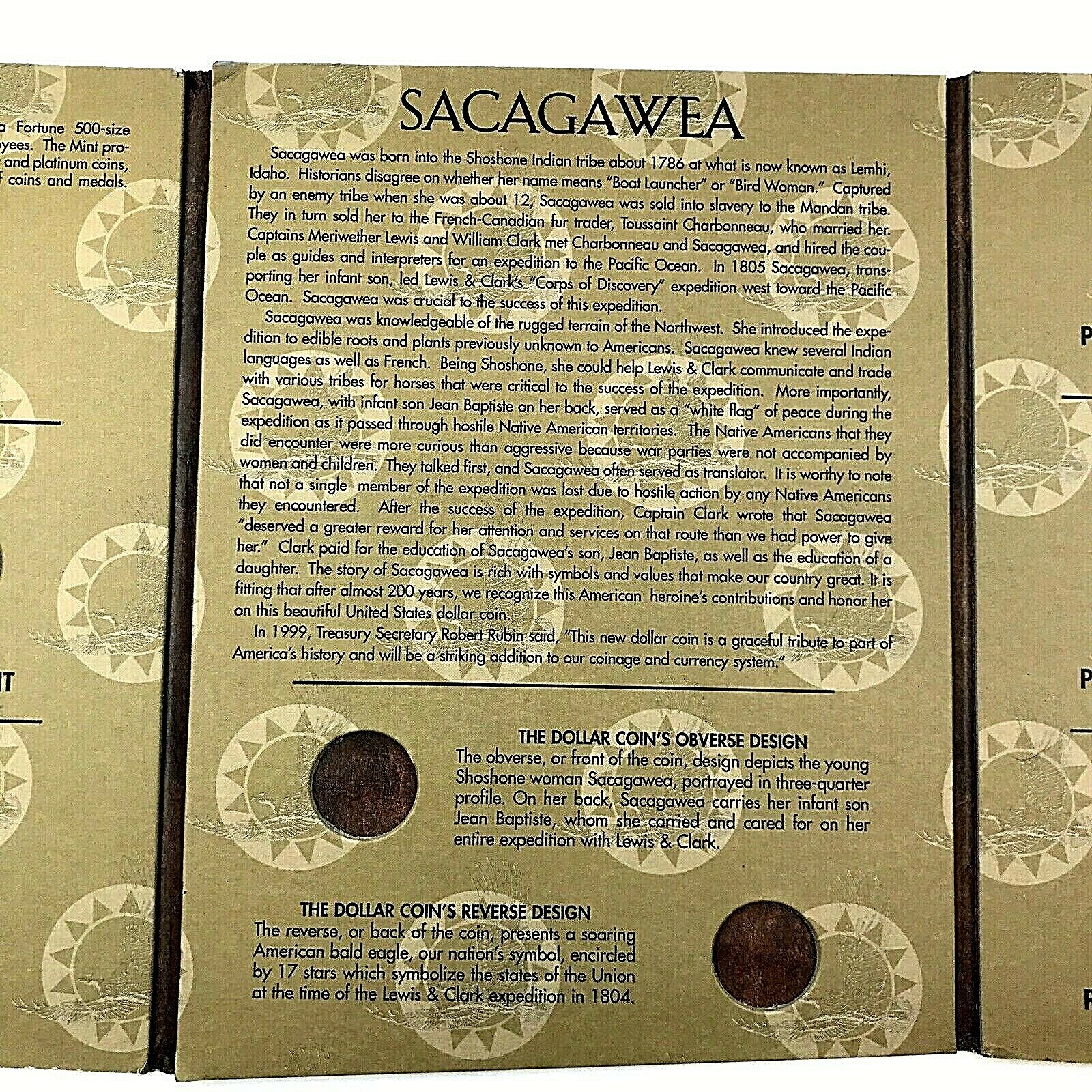 Harris Sacagawea Dollar Coin Folder Book #2762 Millennium Edition 2000-2004 Ver.