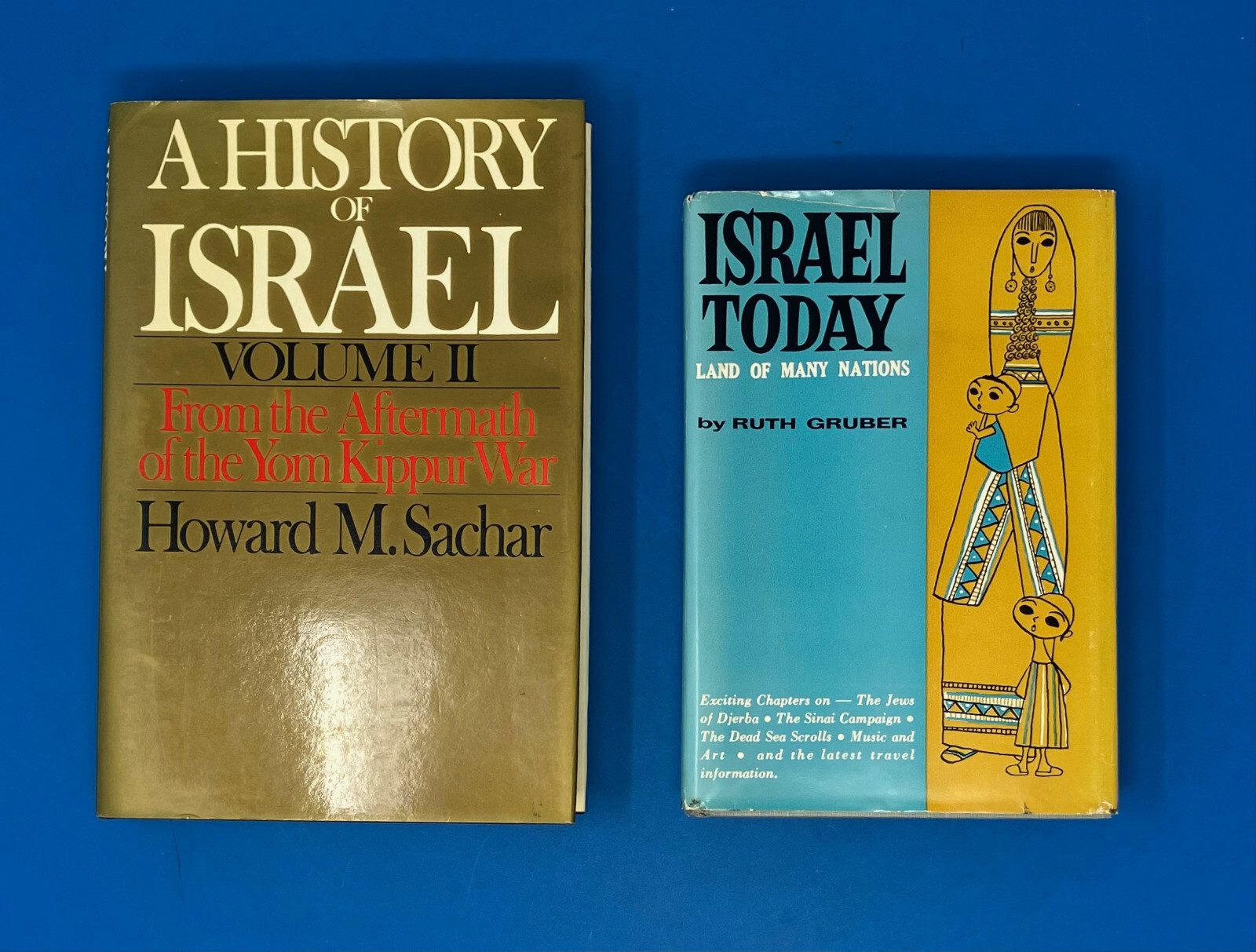 Israel Book Lot of 7 Chaim Herzog Golda Meir Amos Oz Kibbutz Makom *GIFT*