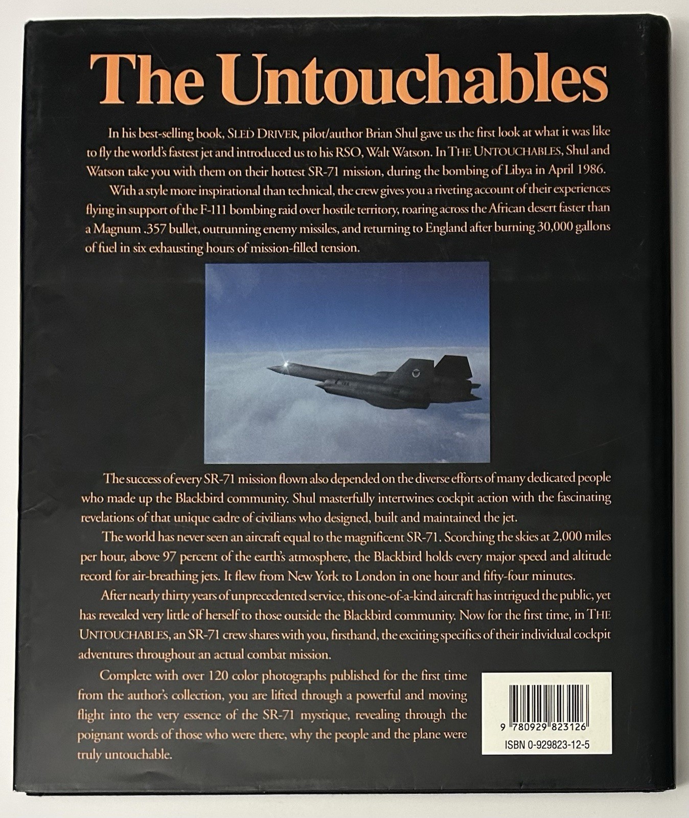 SIGNED The Untouchables by Shul & Watson Jr. (1993, Hardcover, First Printing)