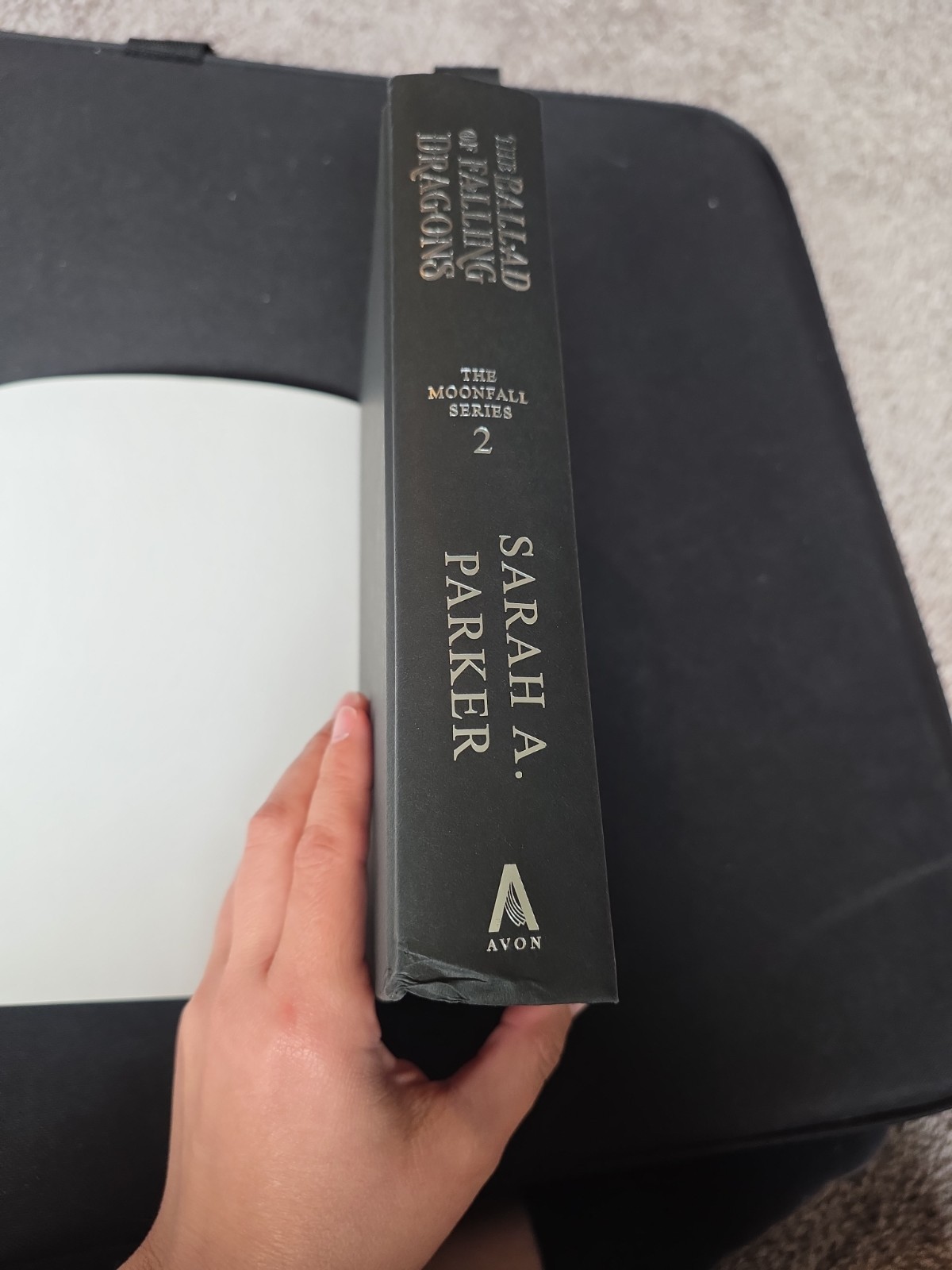 Sarah A. Parker The Ballad of Falling Dragons SIGNED First Edition Hardcover