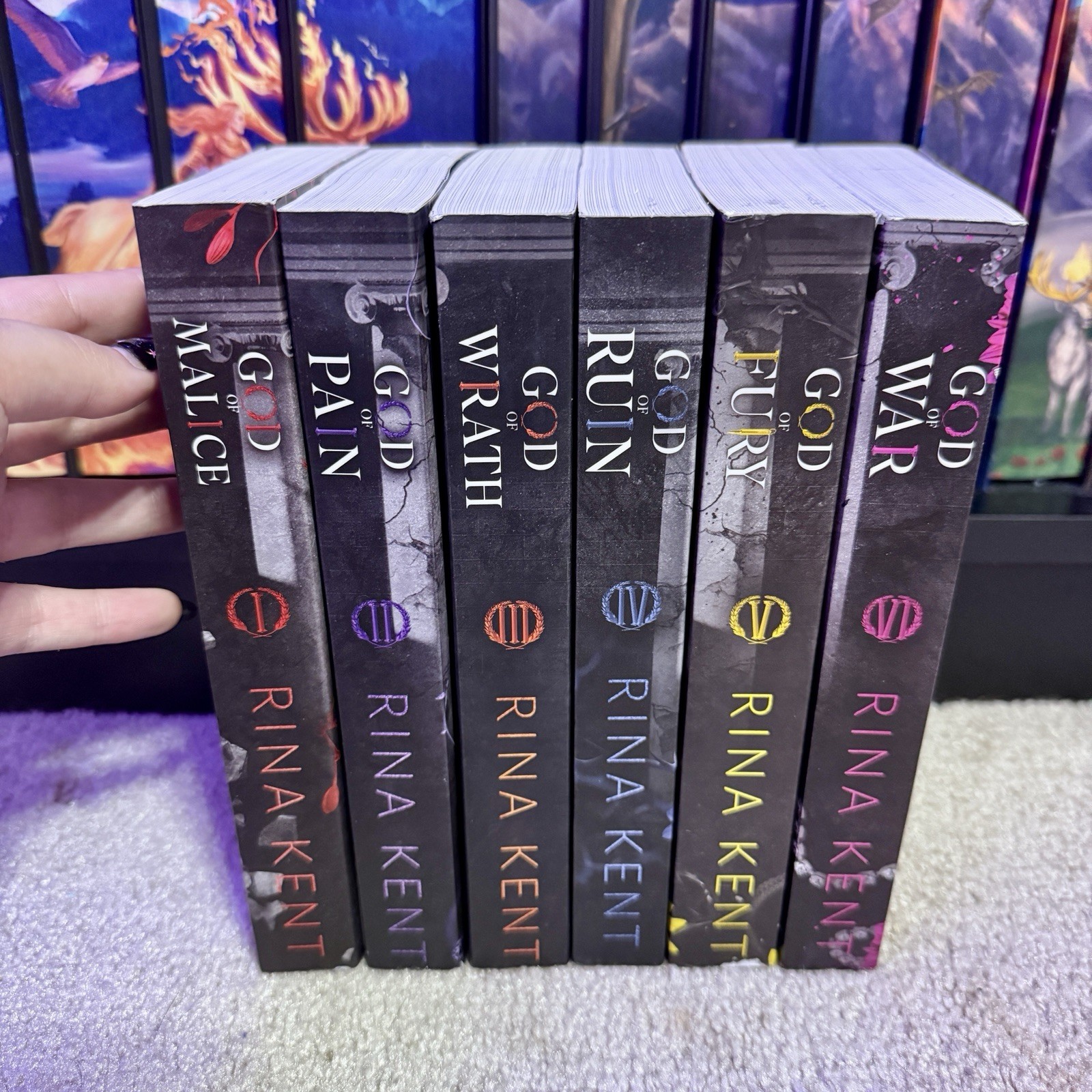 Legacy of Gods by Rina Kent Discreet Covers Complete Set Indie OOP
