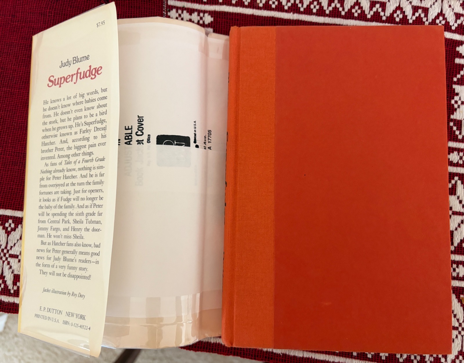 Judy Blume, SUPERFUDGE, 1st Edition, 1st Printing, Unread, Fine