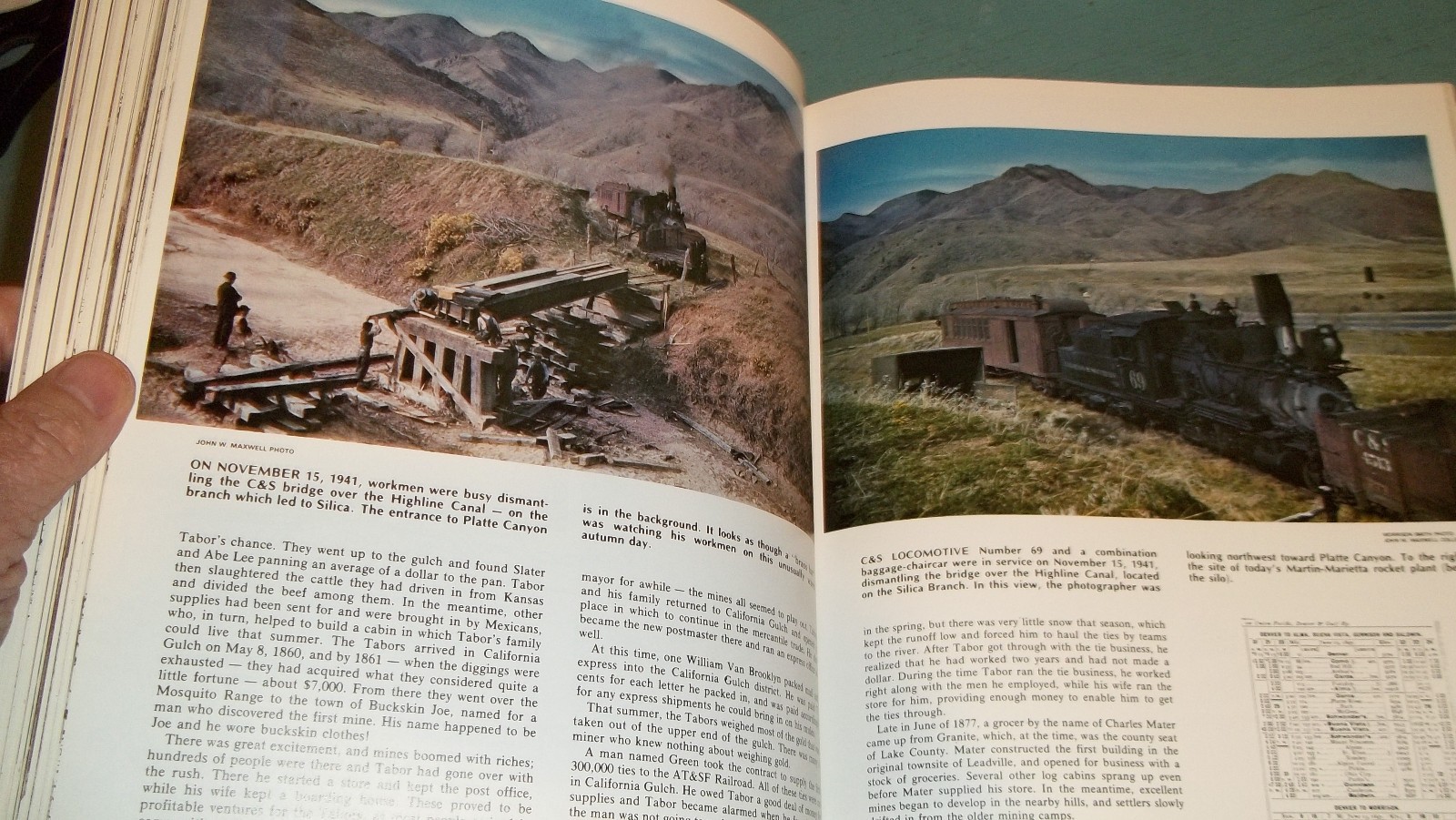 The Mineral Belt Volume 1 – Old South Park – Denver to Leadville w/Map