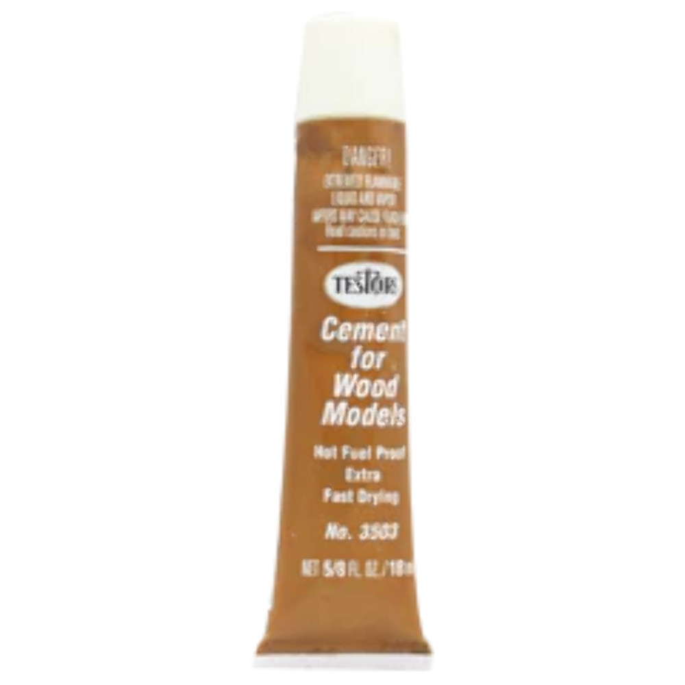 Testors 3503X Wood Cement Extra Fast, 5/8 oz