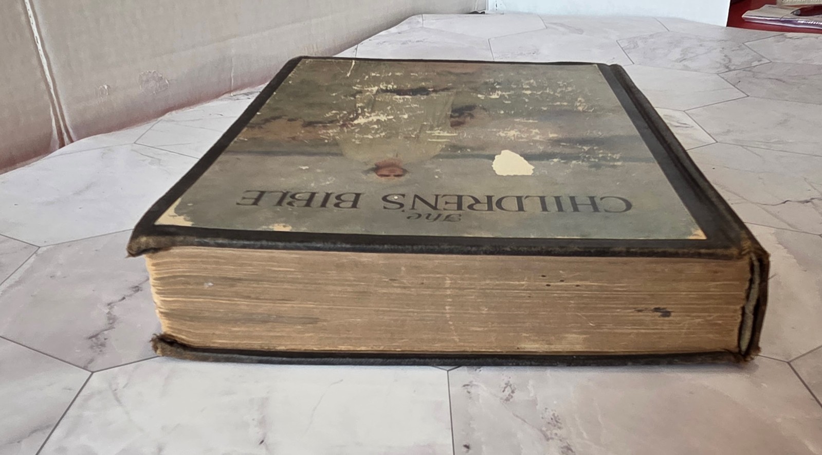 1922 THE CHILDREN’S BIBLE, Color and Duotone Illustrations,Old New Testaments VG