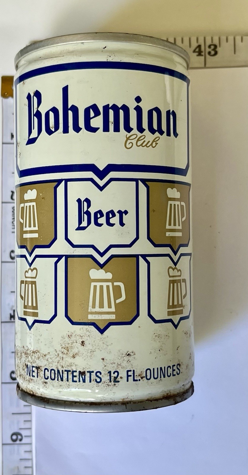 1970’s Bohemian Club Beer Can 12oz Aluminum BREWING COMPANY PORTLAND OREGON