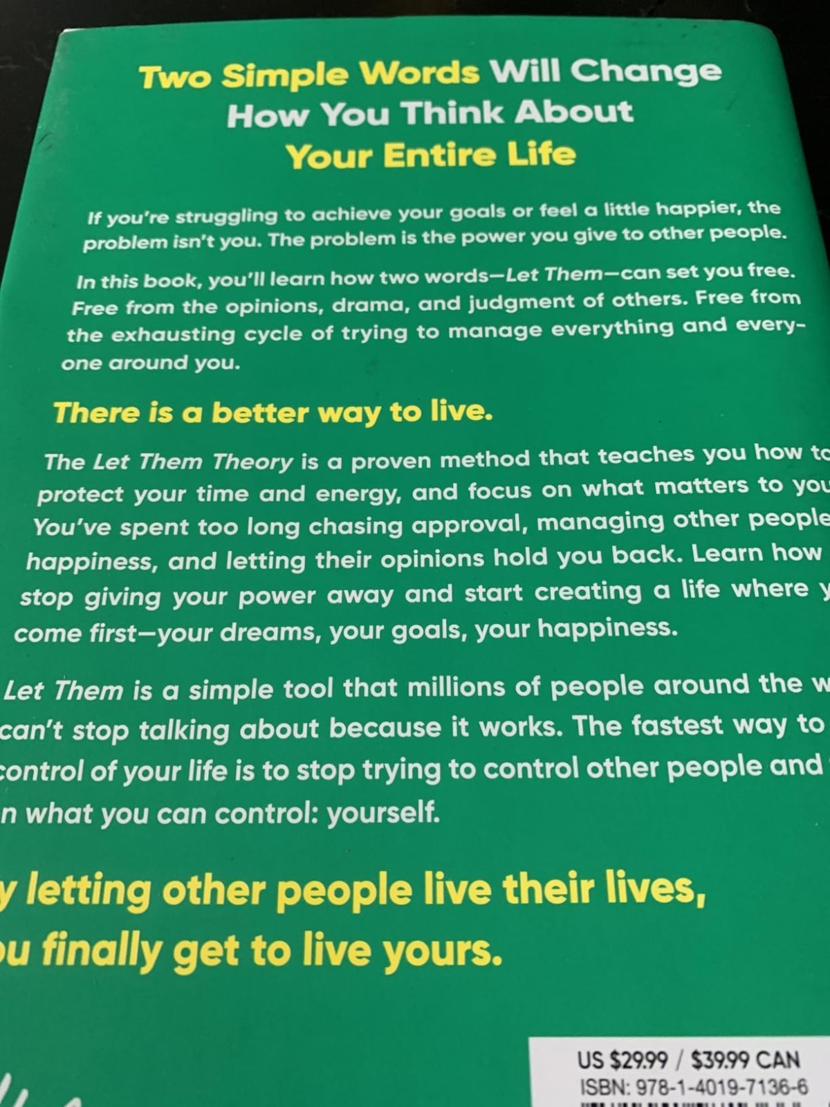 The Let Them Theory:A Life-Changing Tool That Millions of People Can’t Hardcover