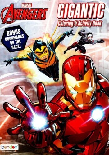 Marvel Avengers – Gigantic Coloring & Activity Book 200 Pages Free shipping USA