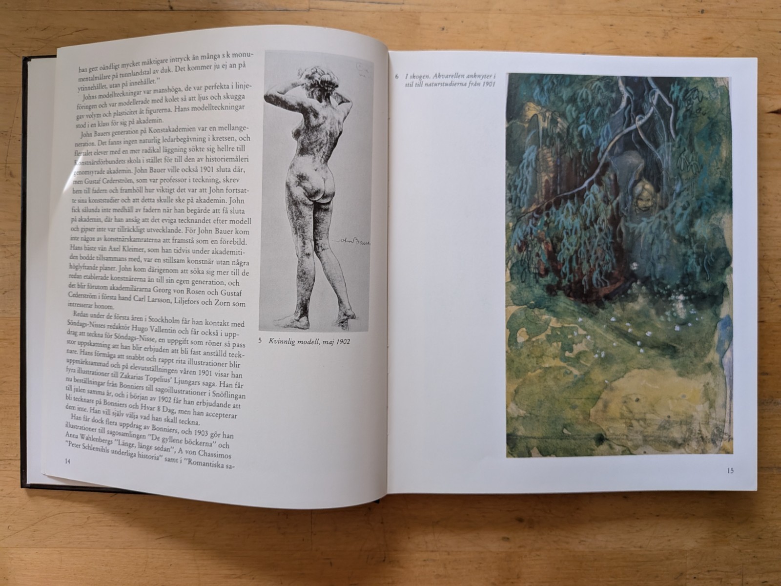 JOHN BAUER – 1981 Nationalmuseum Exhibition Book Hardcover (SWEDISH LANGUAGE)