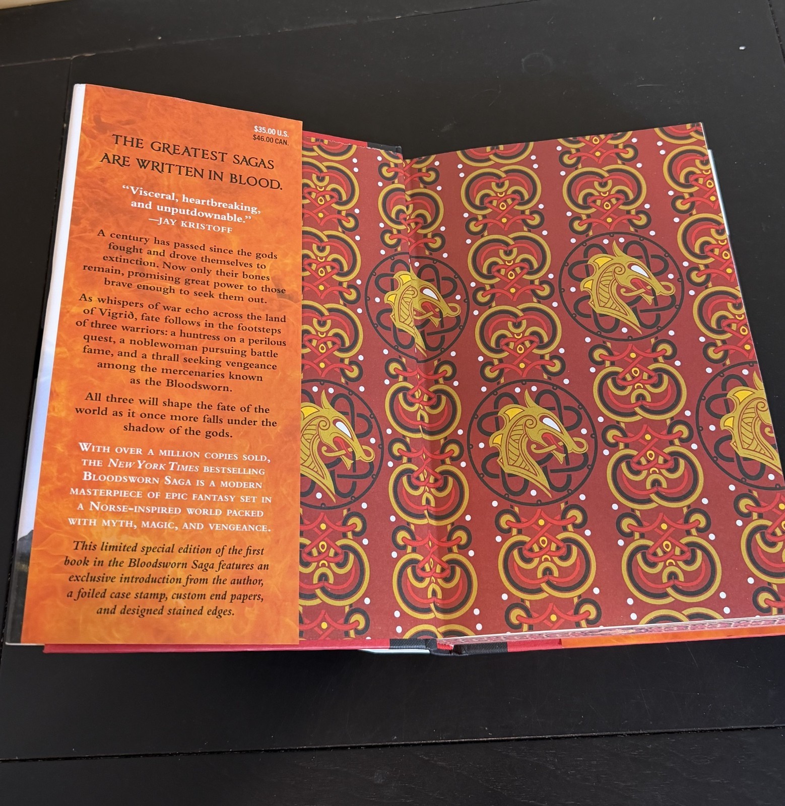 Shadow of the Gods John Gwynne Bloodsworn Book 1 Deluxe Sprayed Edges 1st Ed.