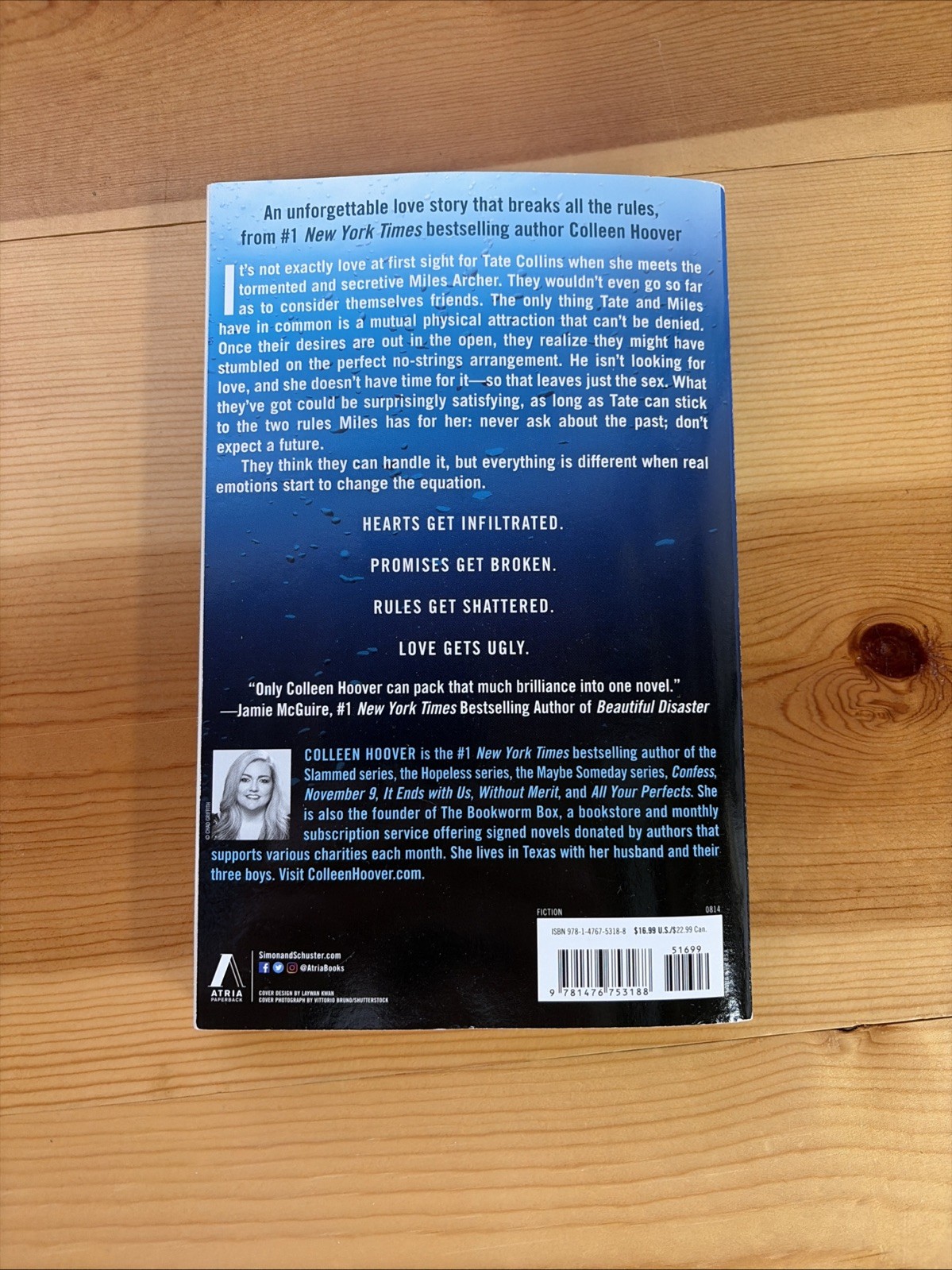 Ugly Love: A Novel – Paperback By Hoover, Colleen – VERY GOOD No Writing/marking