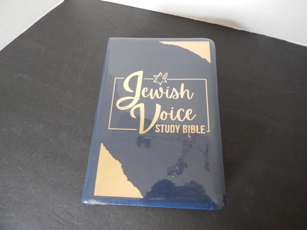 Jewish Voice Study Bible; NIV; Blue Leatherette Cover w. Gold Lettering