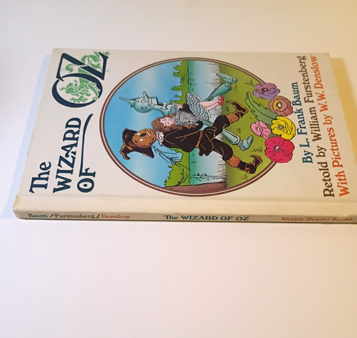 The Wizard of Oz 4 book hardcover lot Frank Baum Great Illustrated Classics