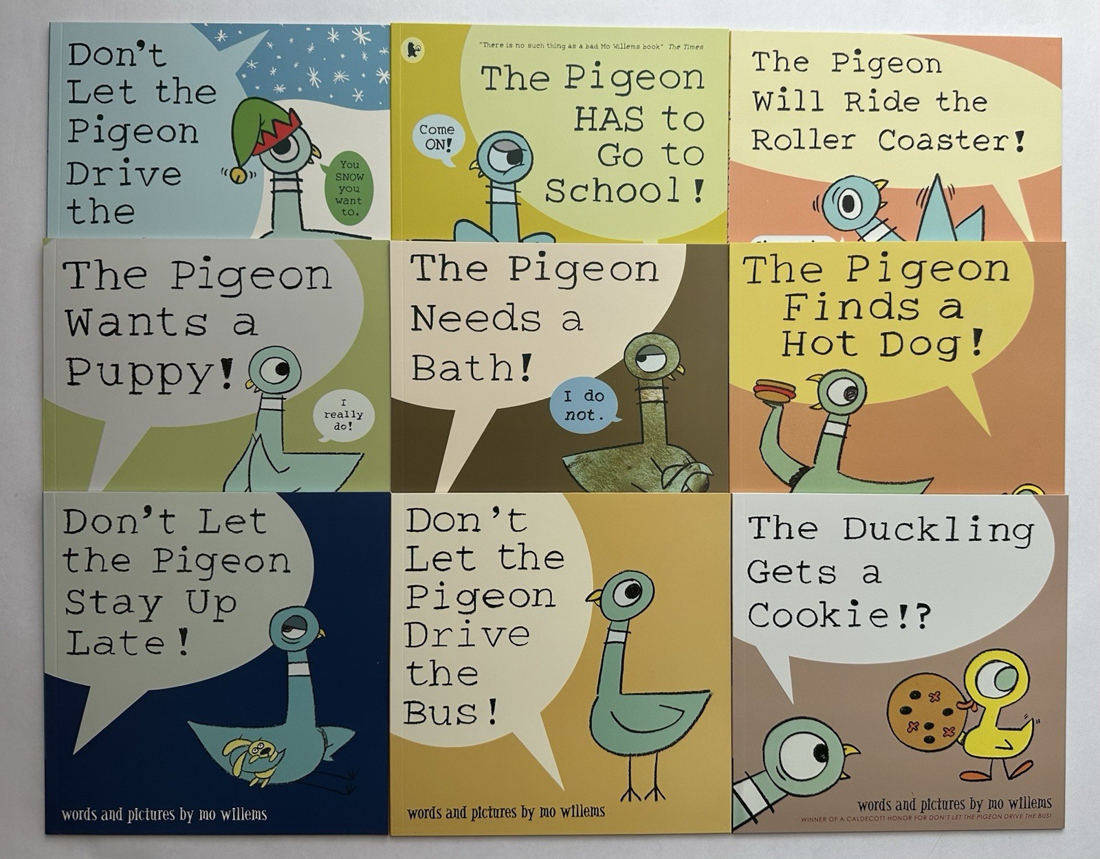 Mo Willems Don’t Let Pigeon Children’s Book Lot 9