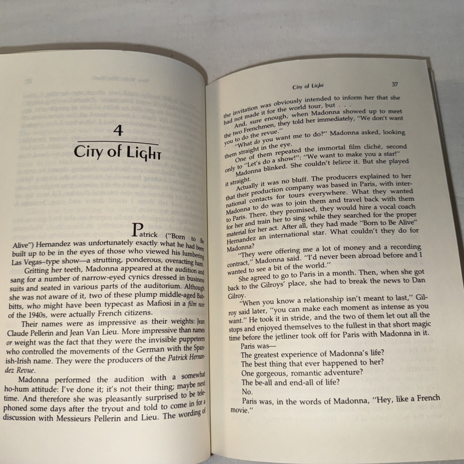 MADONNA The Book large paperback book First Quill Edition PHOTOS 256 pages
