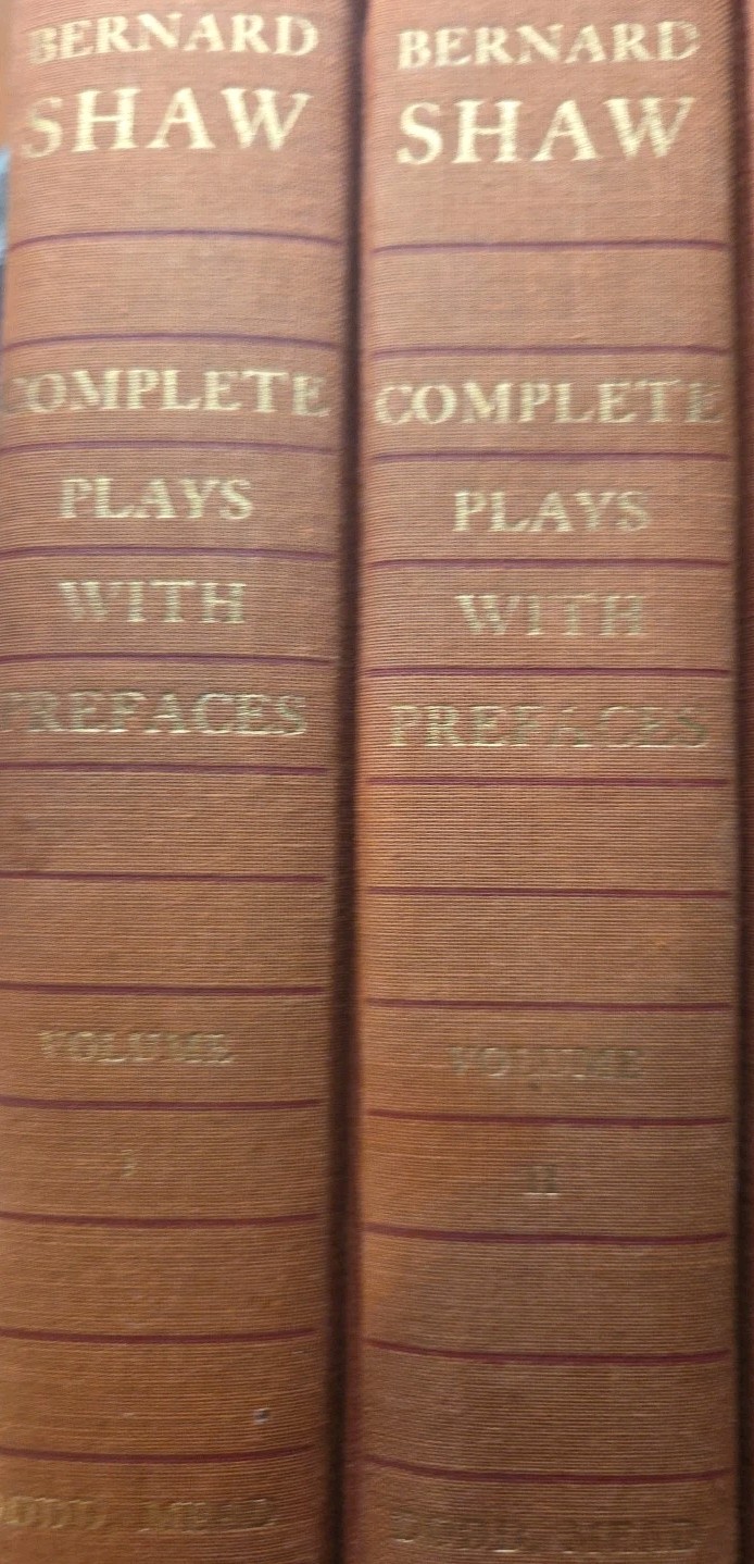 George Bernard Shaw Complete Plays with Prefaces 6 VOLUMES Near Fine Cond. 1962