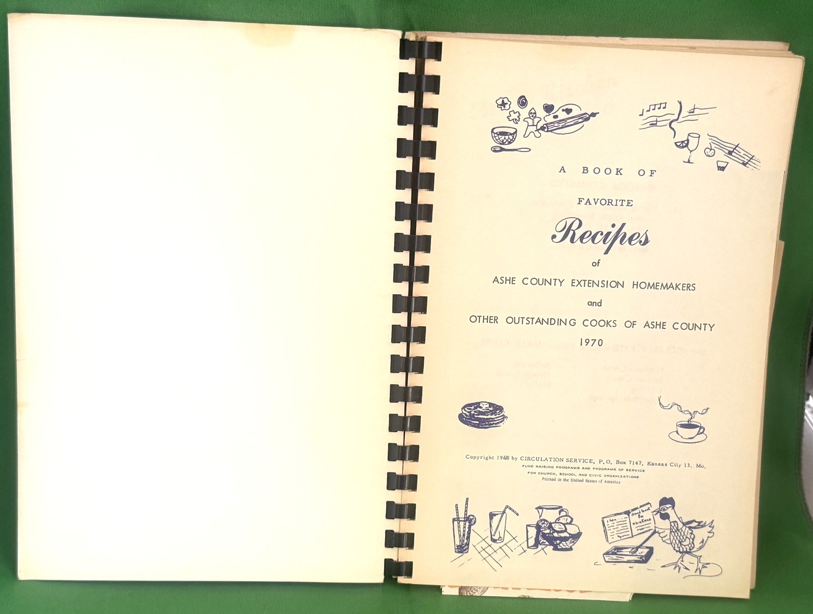 Favorite Recipes Ashe County N.C. Extension Homemakers Cookbook 1970