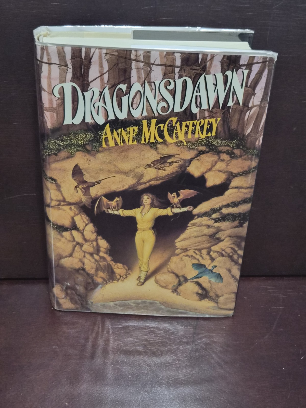 ​Anne McCaffrey DRAGONSDAWN 1988 1st/1st HCDJ Michael Whelan Dragonriders Pern