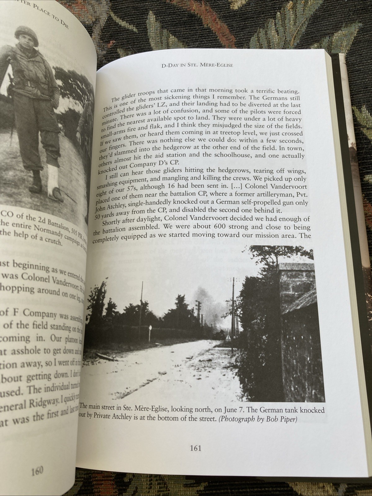 NO BETTER PLACE TO DIE 1944 Normandy D-Day Invasion Book~ 1st Ed. Illus HC + DJ